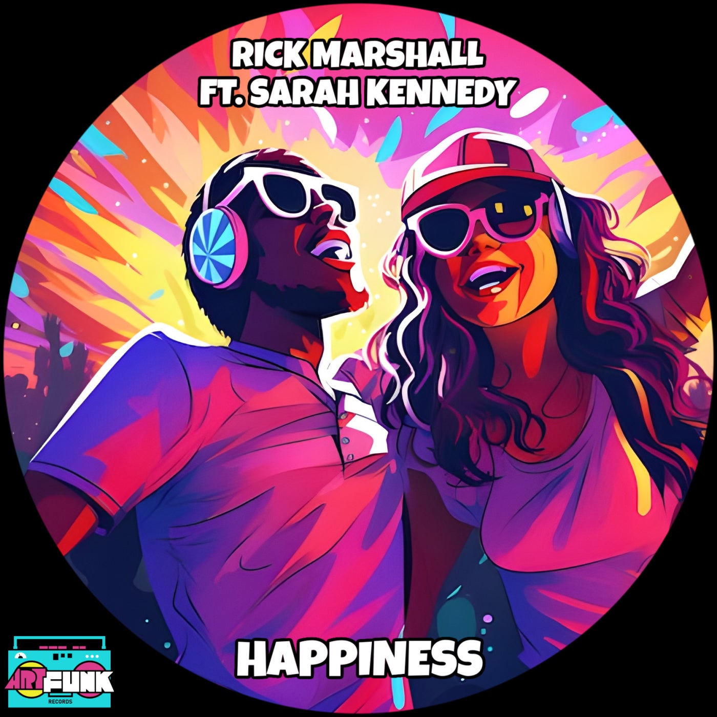 Cover - Rick Marshall, Sarah Kennedy - Happiness (Original Mix)