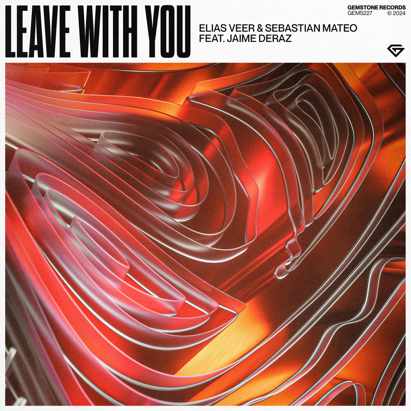 Cover - Sebastian Mateo, Jaime Deraz, Elias Veer - Leave With You feat. Jaime Deraz (Extended Mix)
