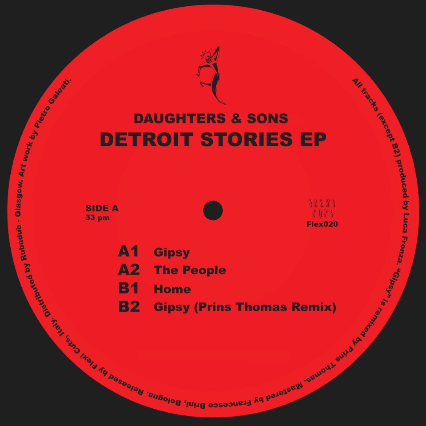 Cover - Daughters & Sons - Gipsy (Prins Thomas Remix)