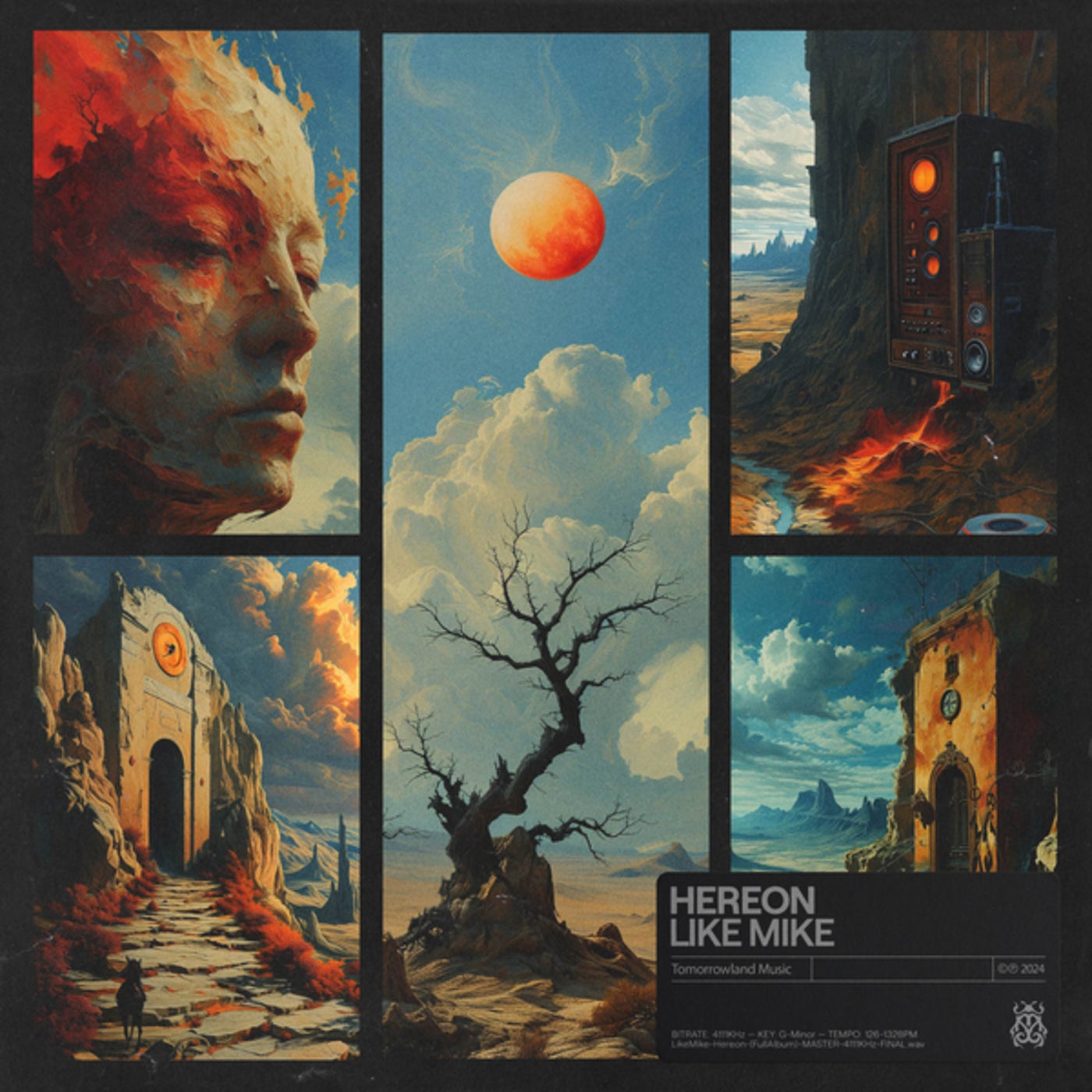 Cover - Like Mike, PINTO., HEREON - Warning (Extended Mix)