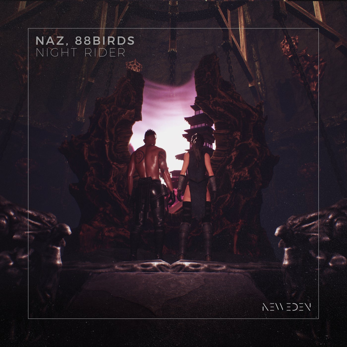 Cover - 88Birds, Naz (OZ) - Night Rider (Extended Mix)