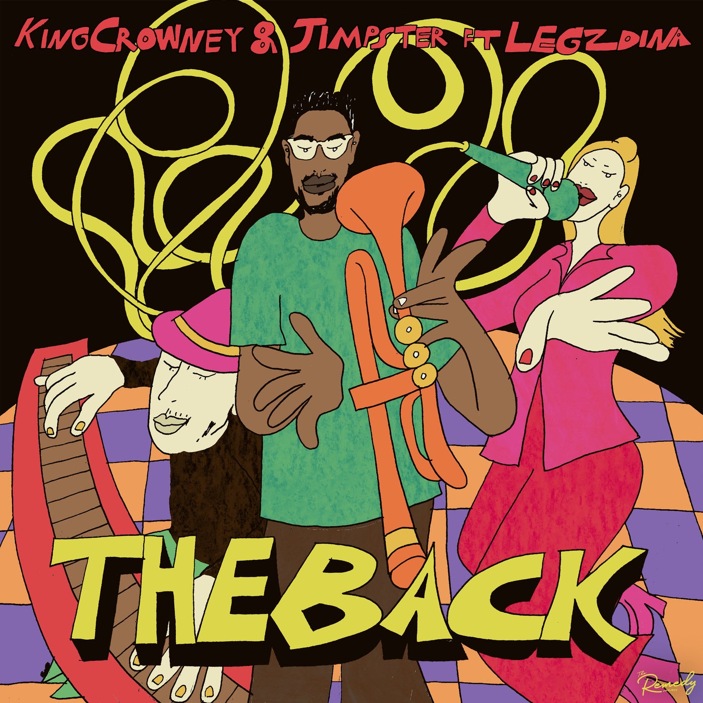 Cover - Jimpster, KingCrowney, LEGZDINA - The Back feat. LEGZDINA (Original Mix)