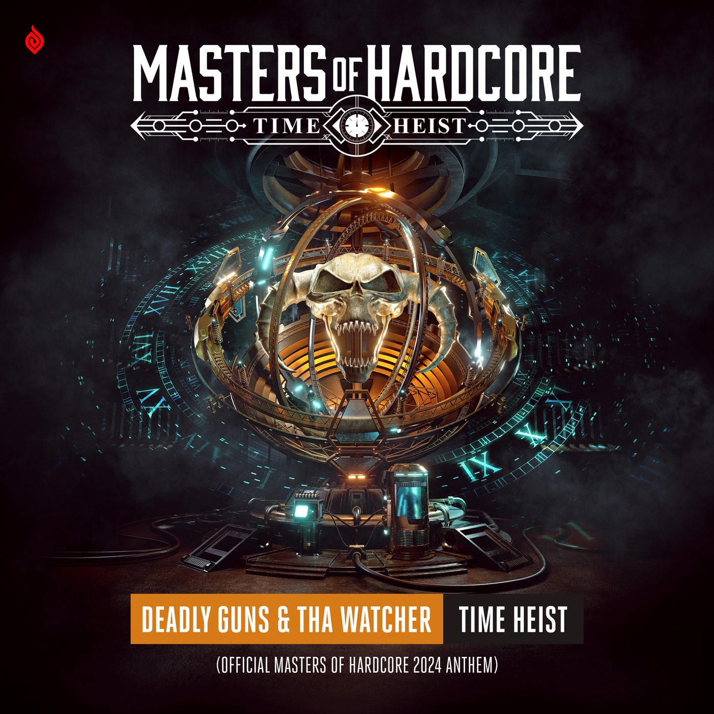 Cover - Tha Watcher, Deadly Guns - Time Heist (Official Masters of Hardcore 2024 Anthem (Extended Mix))