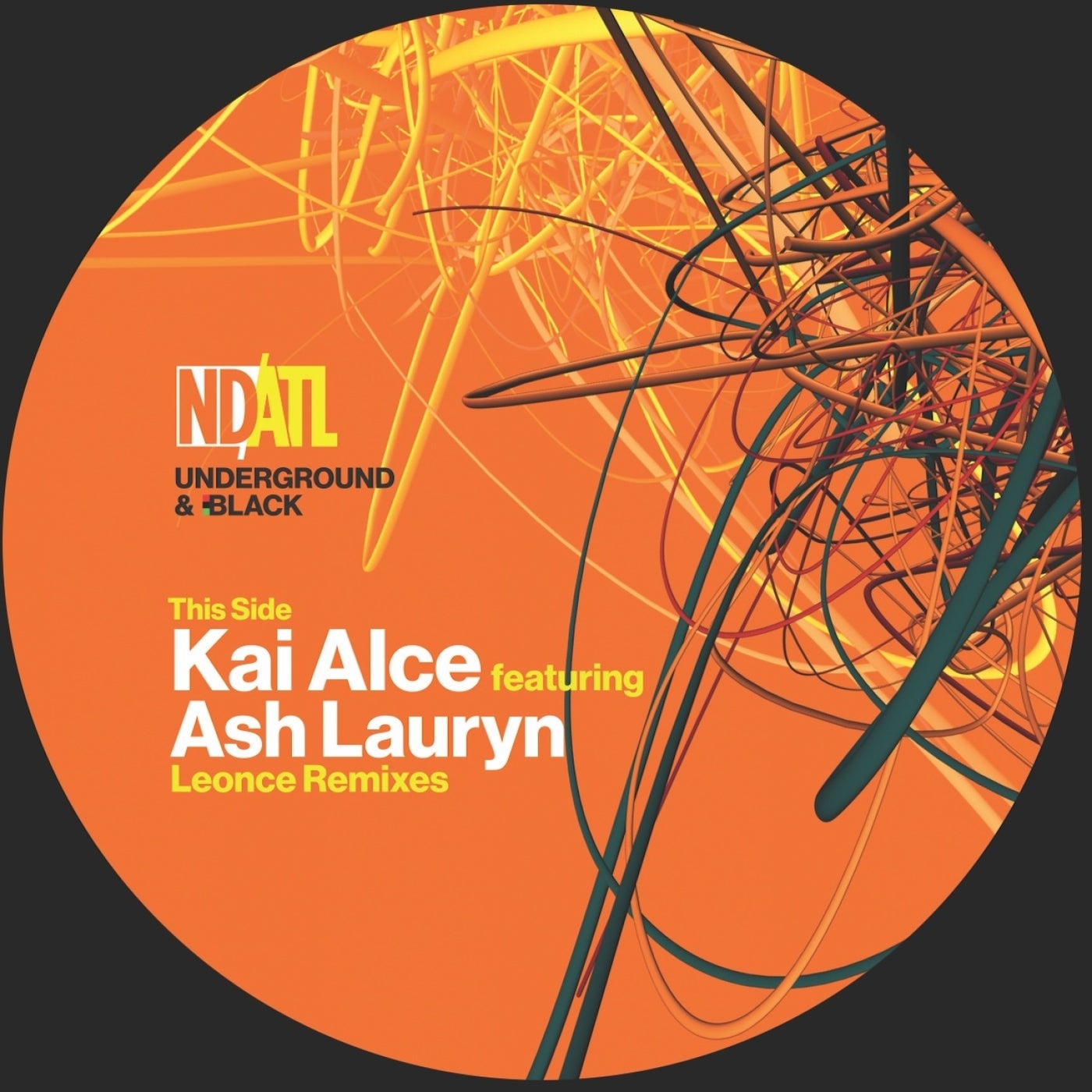 Cover - Kai Alce, Ash Lauryn - Underground & Black (12 Mix)