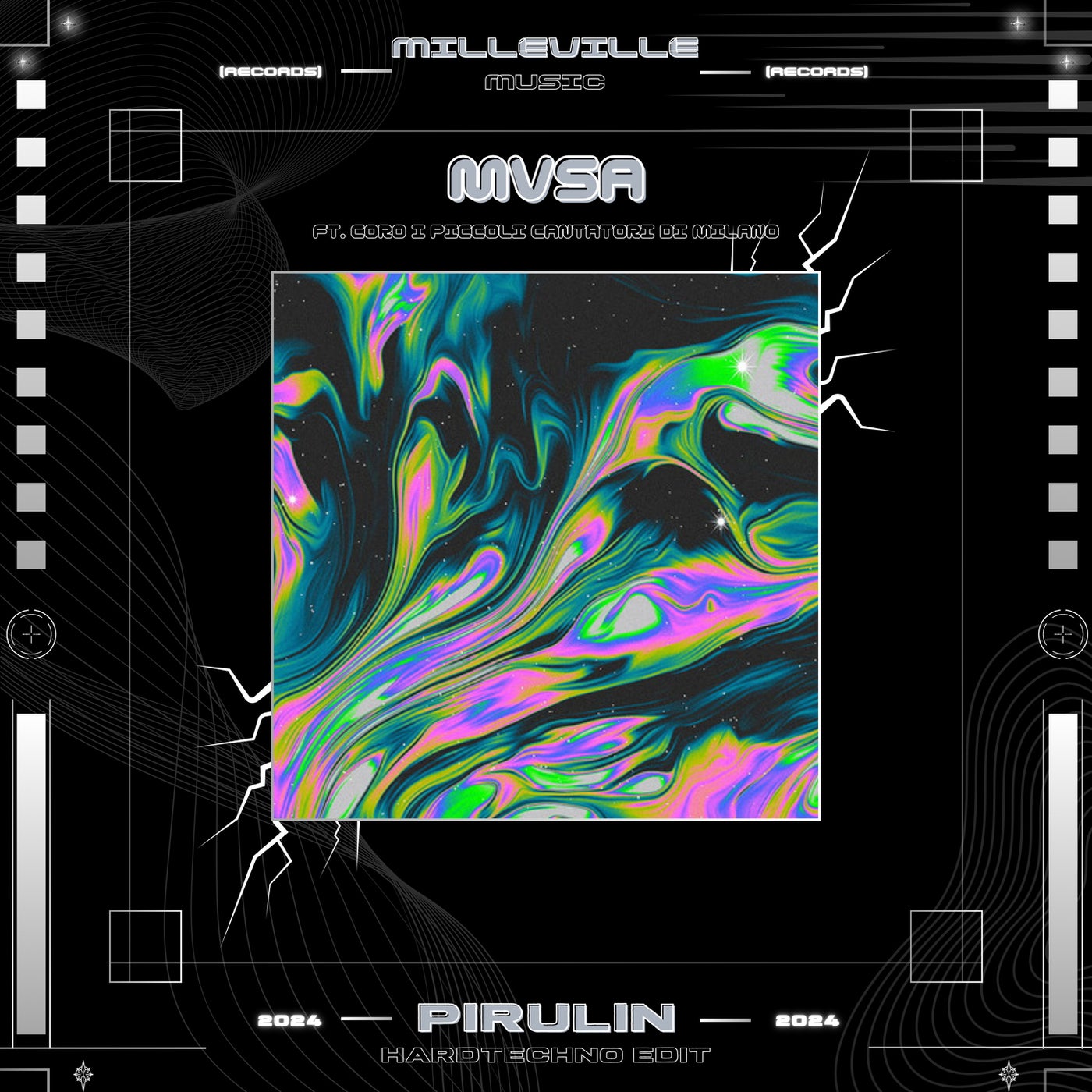 Cover - MVSA, Coro I Piccoli Cantori di Milano - PIRULIN (Hard Techno Edit)