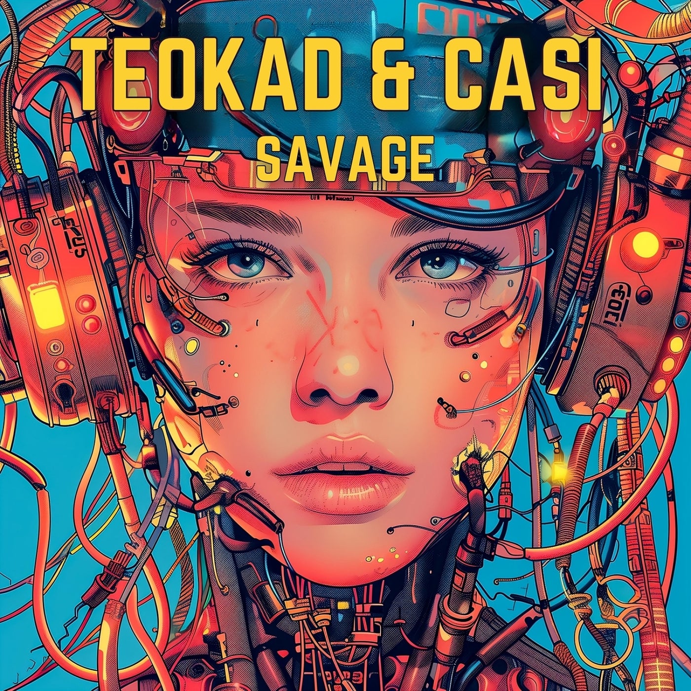 Cover - Casi, Teokad - Savage (feat. CASI) (Original Mix)