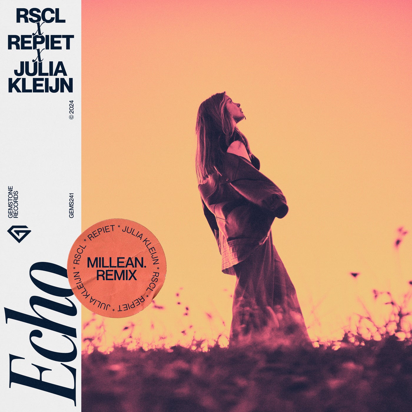 Cover - Repiet, RSCL, Julia Kleijn - Echo (Extended Millean. Remix)