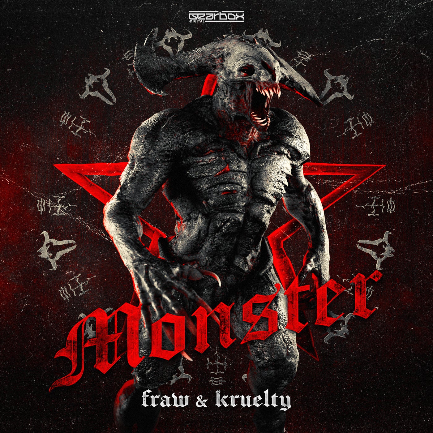 Cover - Kruelty, Fraw - MONSTER (Extended Mix)