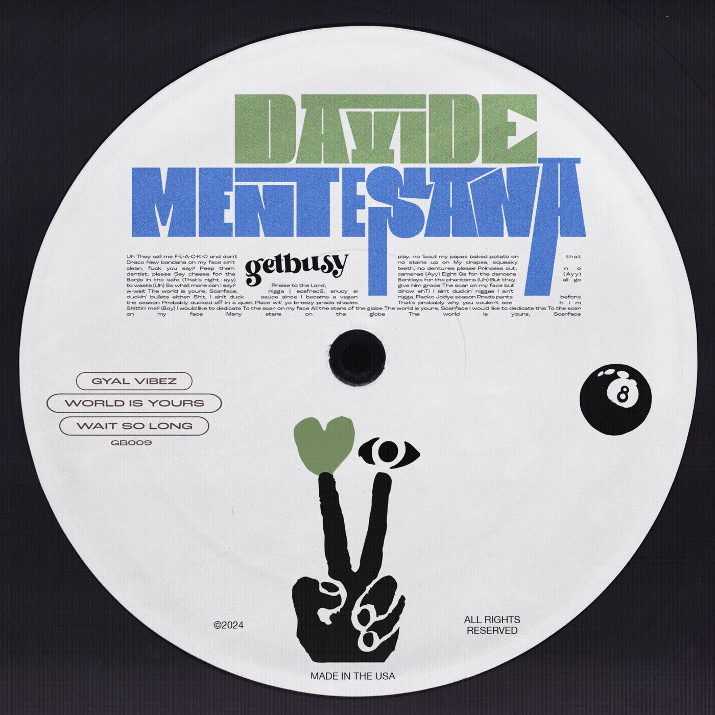 Cover - Davide Mentesana - World Is Yours (Original Mix)