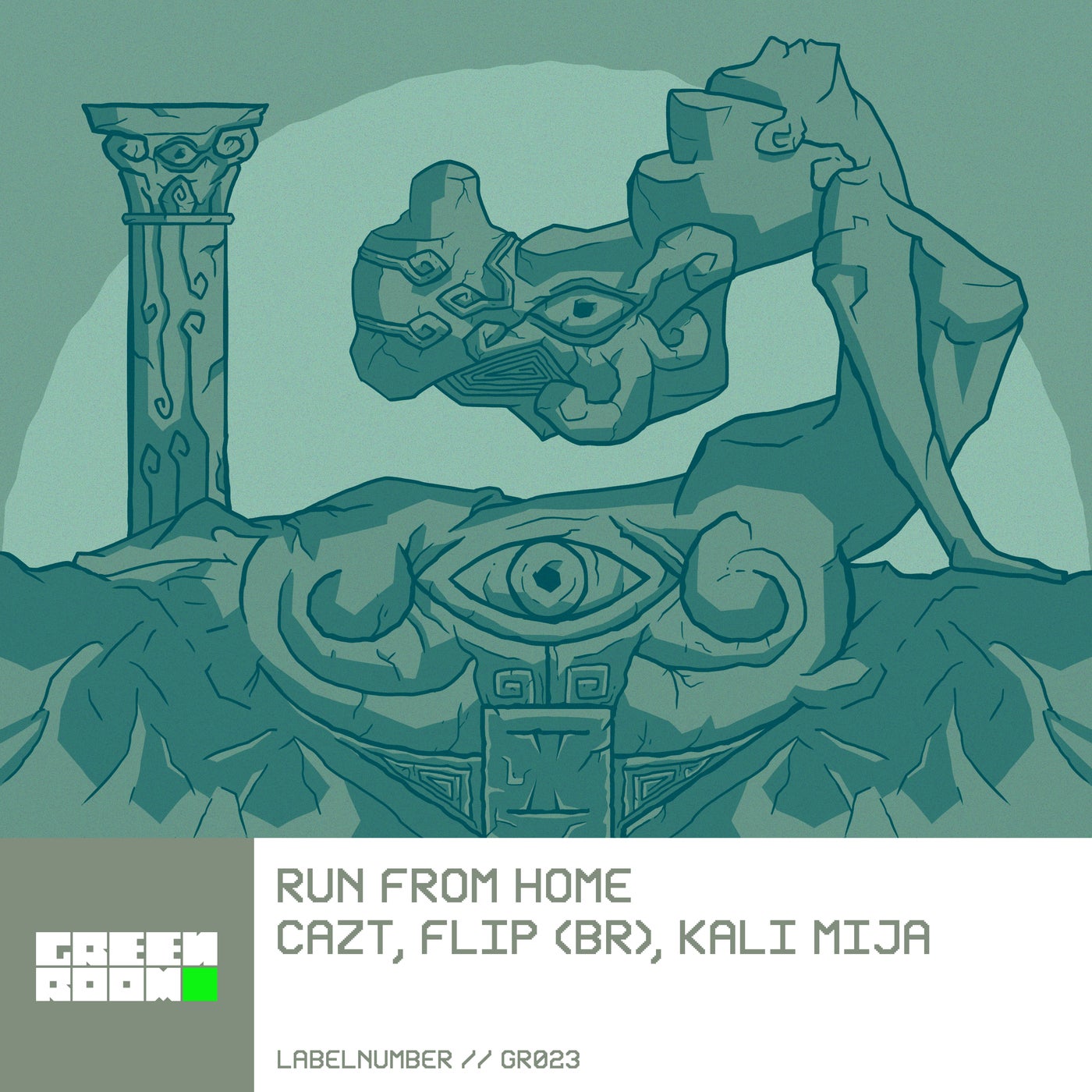 Cover - Kali Mija, Cazt, Flip (BR) - Run From Home (Extended Mix)