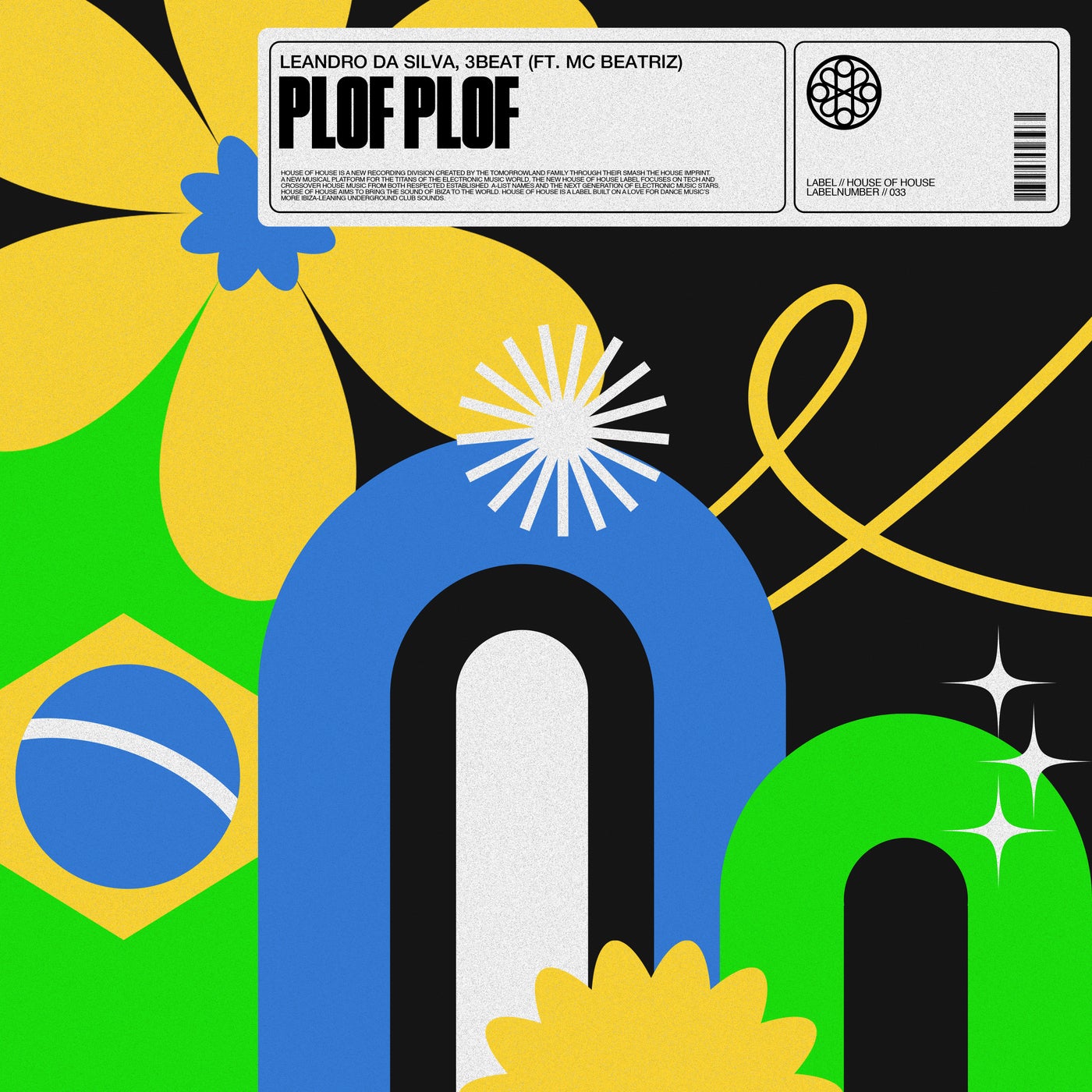 Cover - Leandro Da Silva, 3Beat, MC BEATRIZ - Plof Plof (Extended Mix)