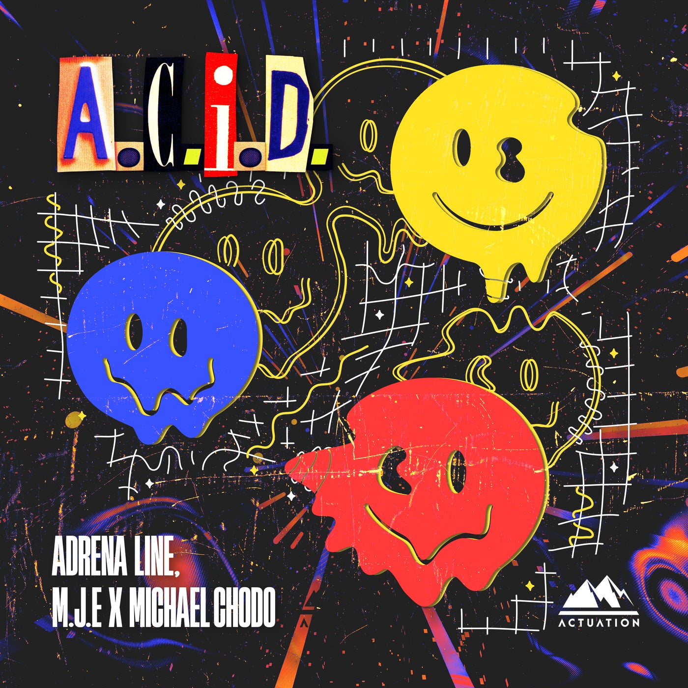 Cover - Adrena Line, M.J.E, Michael Chodo - A.C.I.D. (Extended Mix)