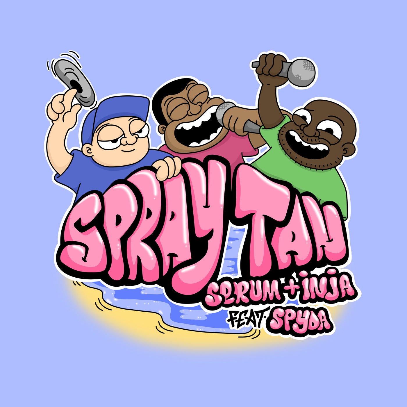 Cover - Serum, Inja, MC Spyda - Spray Tan (Original Mix)