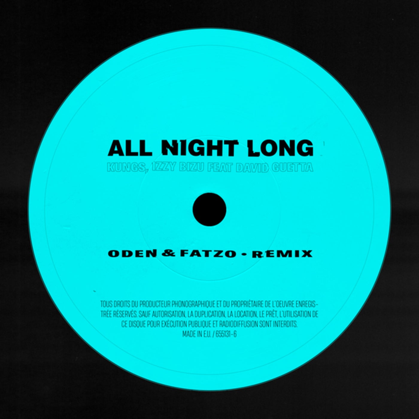 Cover - David Guetta, Kungs, Izzy Bizu - All Night Long (Oden & Fatzo Remix)