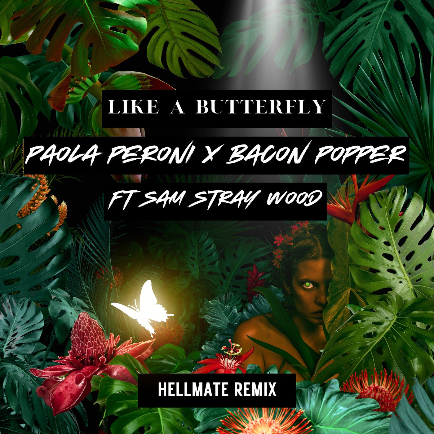 Cover - Paola Peroni, Bacon Popper, HELLMATE - Like A Butterfly (HELLMATE Extended Remix)