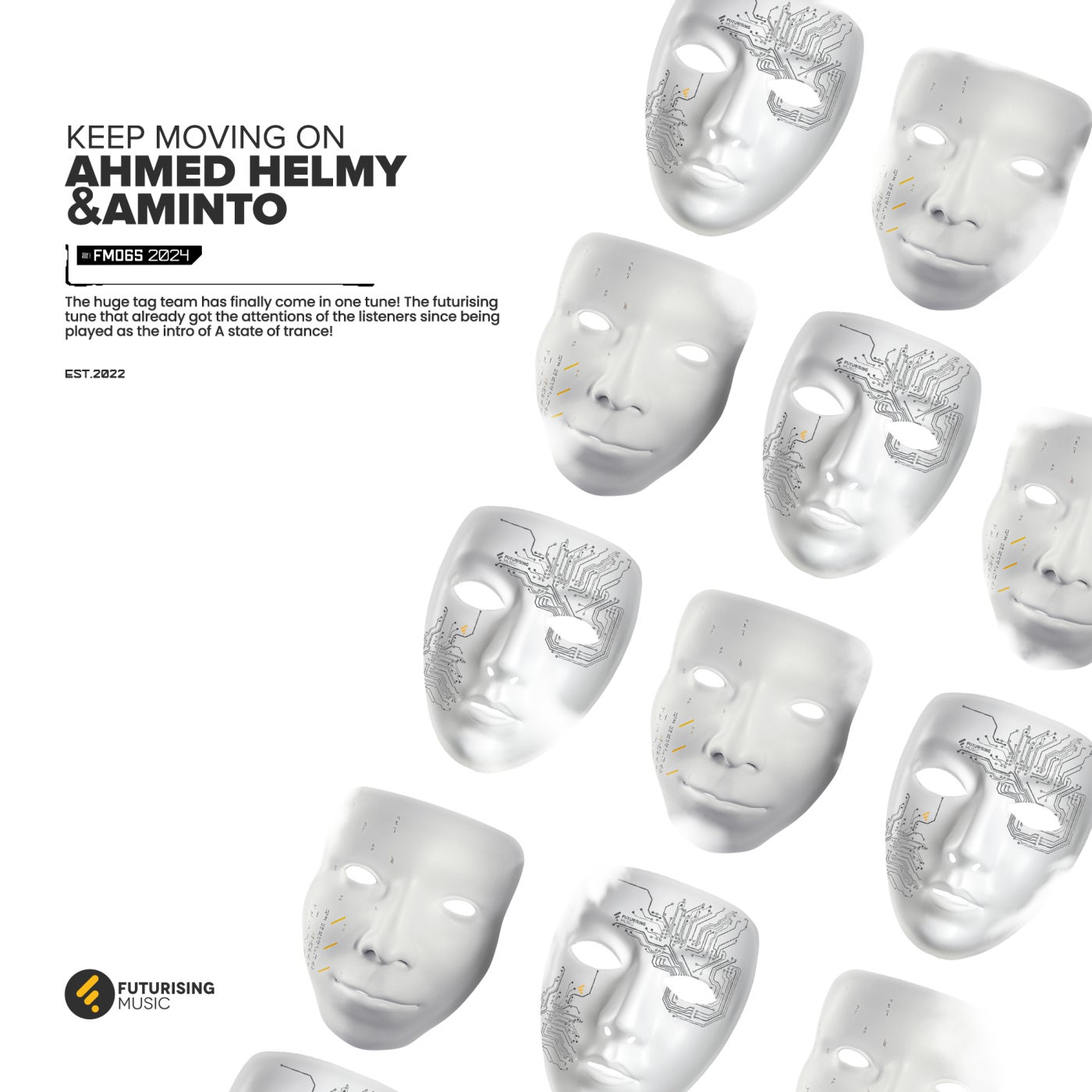 Cover - Ahmed Helmy, AMINTO - Keep Moving On (Extended Mix)