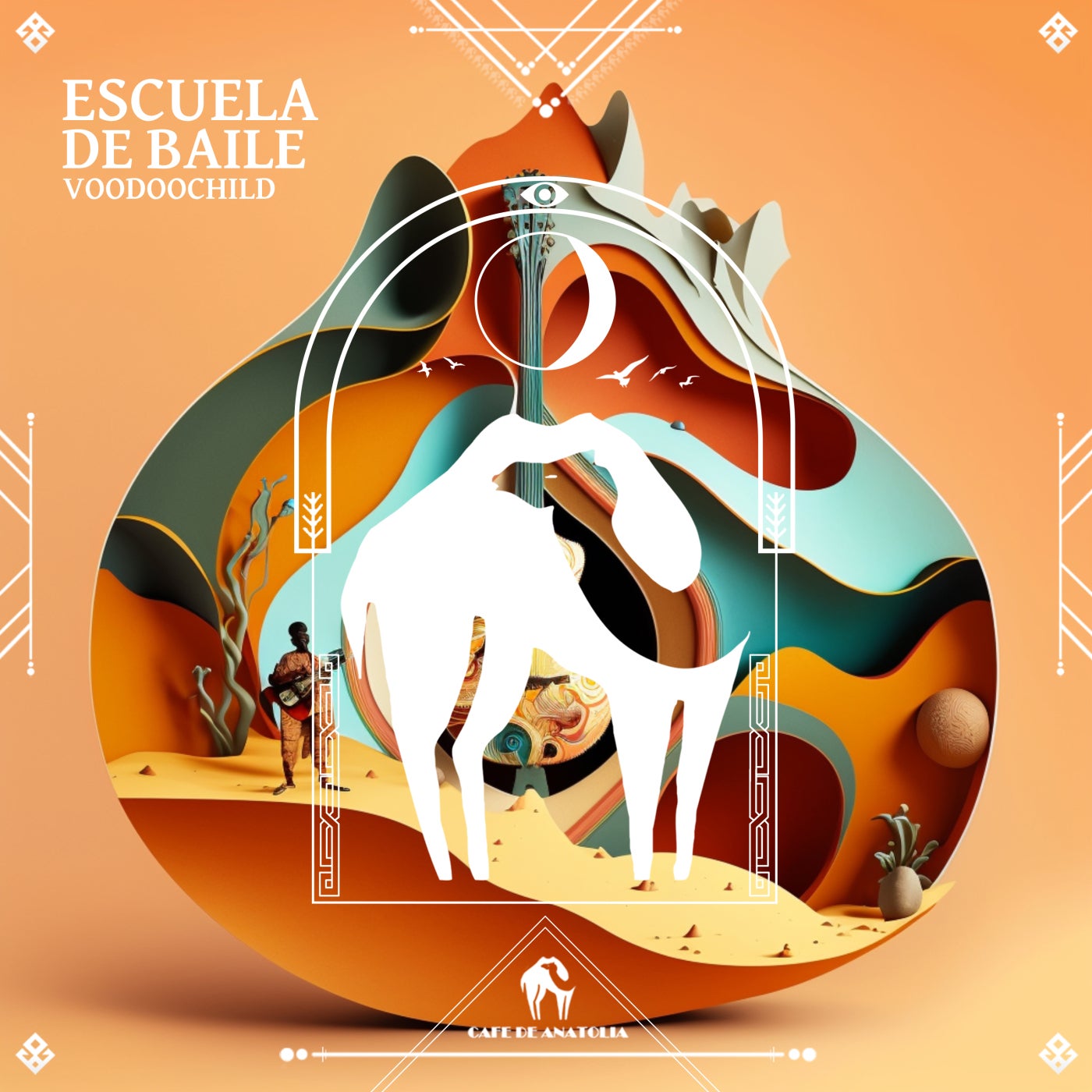 Cover - Voodoochild, Cafe De Anatolia - Escuela De Baile (Original Mix)