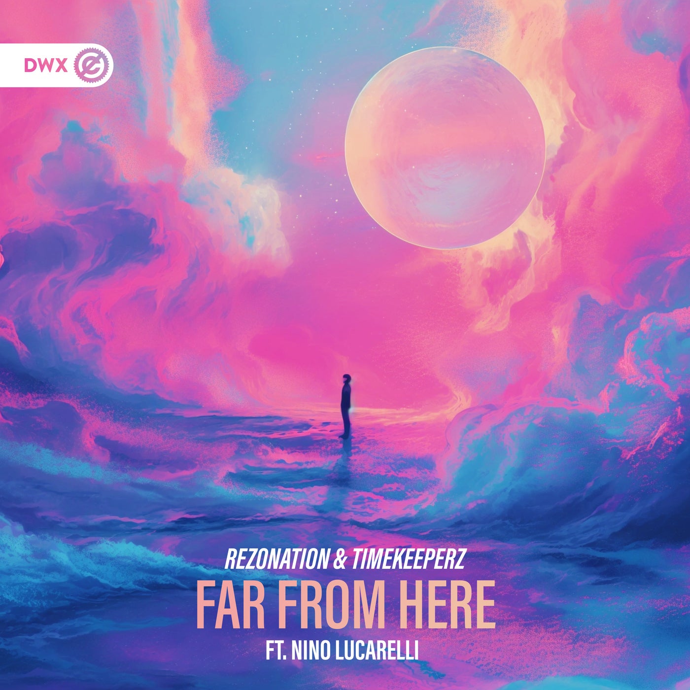 Cover - Timekeeperz, Nino Lucarelli, Rezonation - Far From Here feat. Nino Lucarelli (Extended Mix)