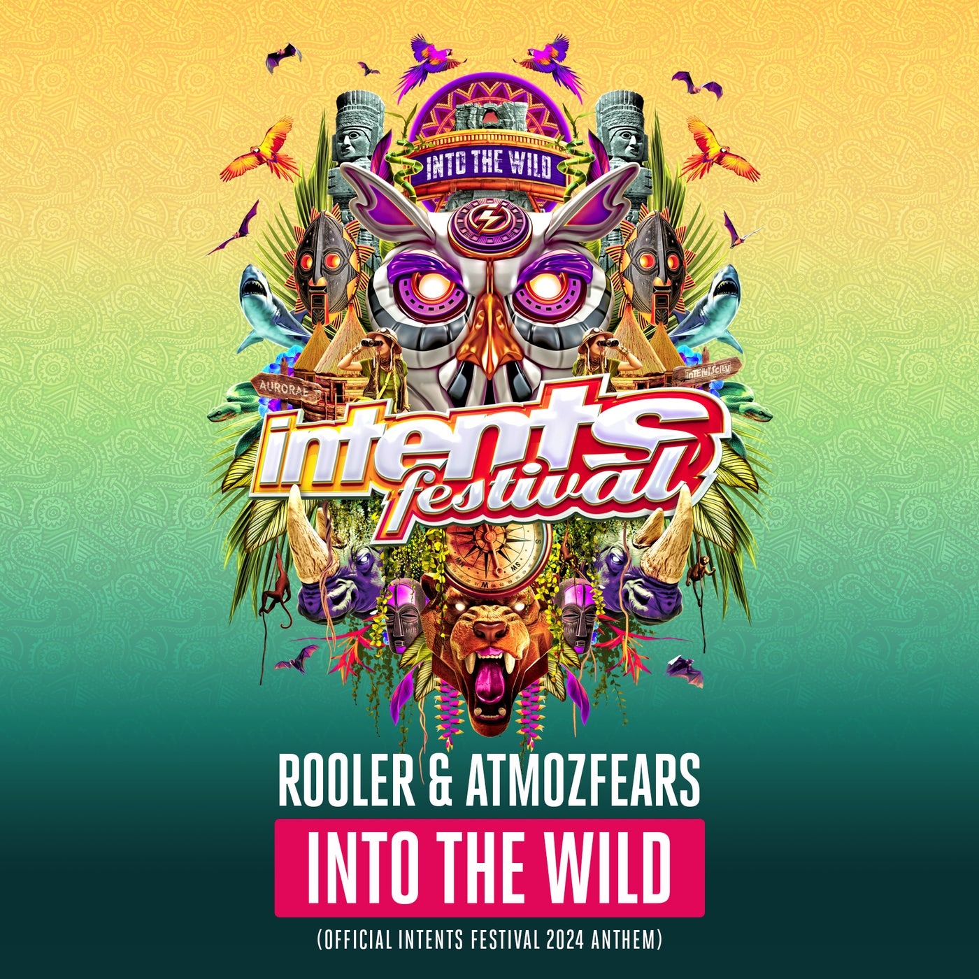 Cover - Atmozfears, Rooler - INTO THE WILD (Official Intents Festival 2024 Anthem) (Extended Mix)