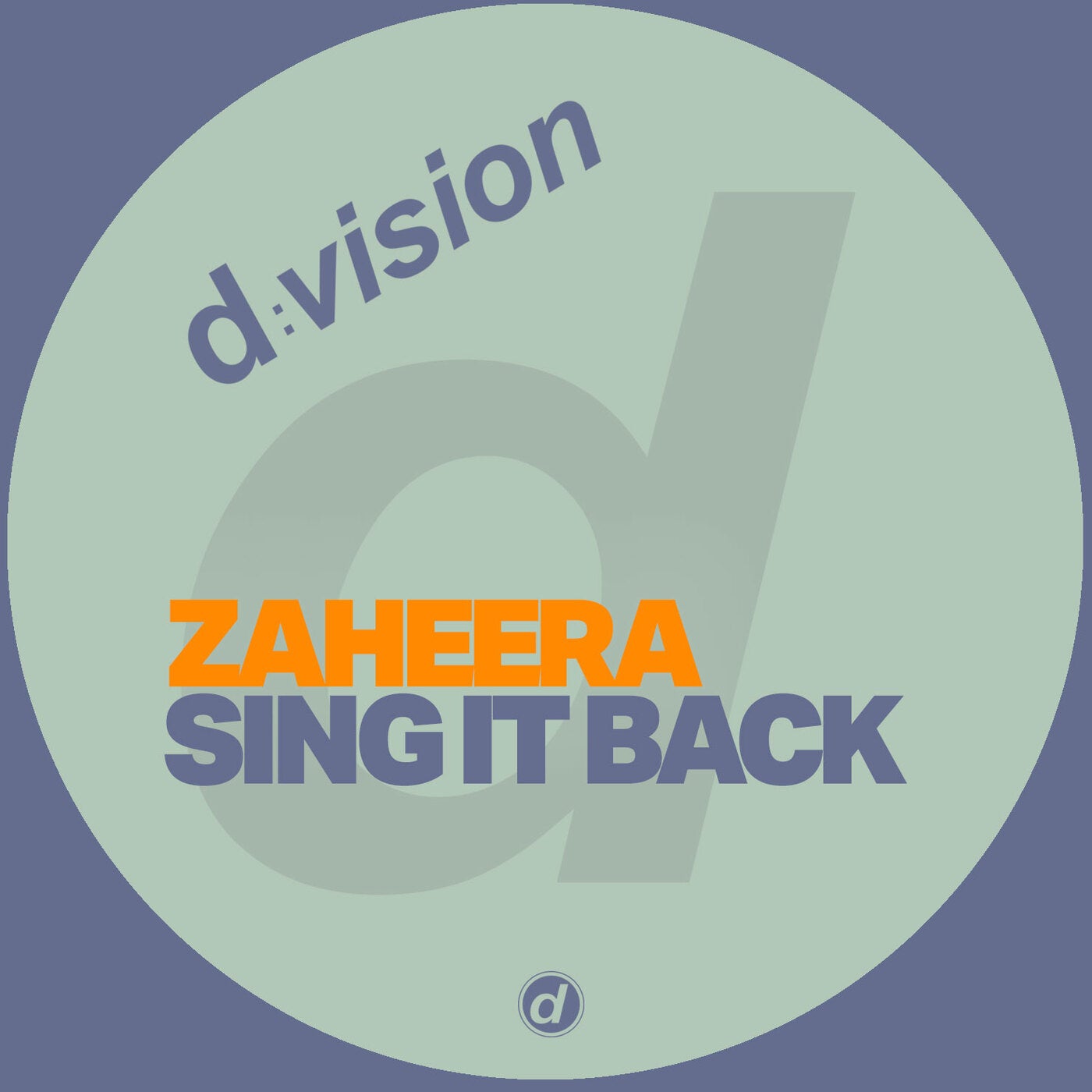 Cover - Zaheera - Sing It Back (Extended Mix)
