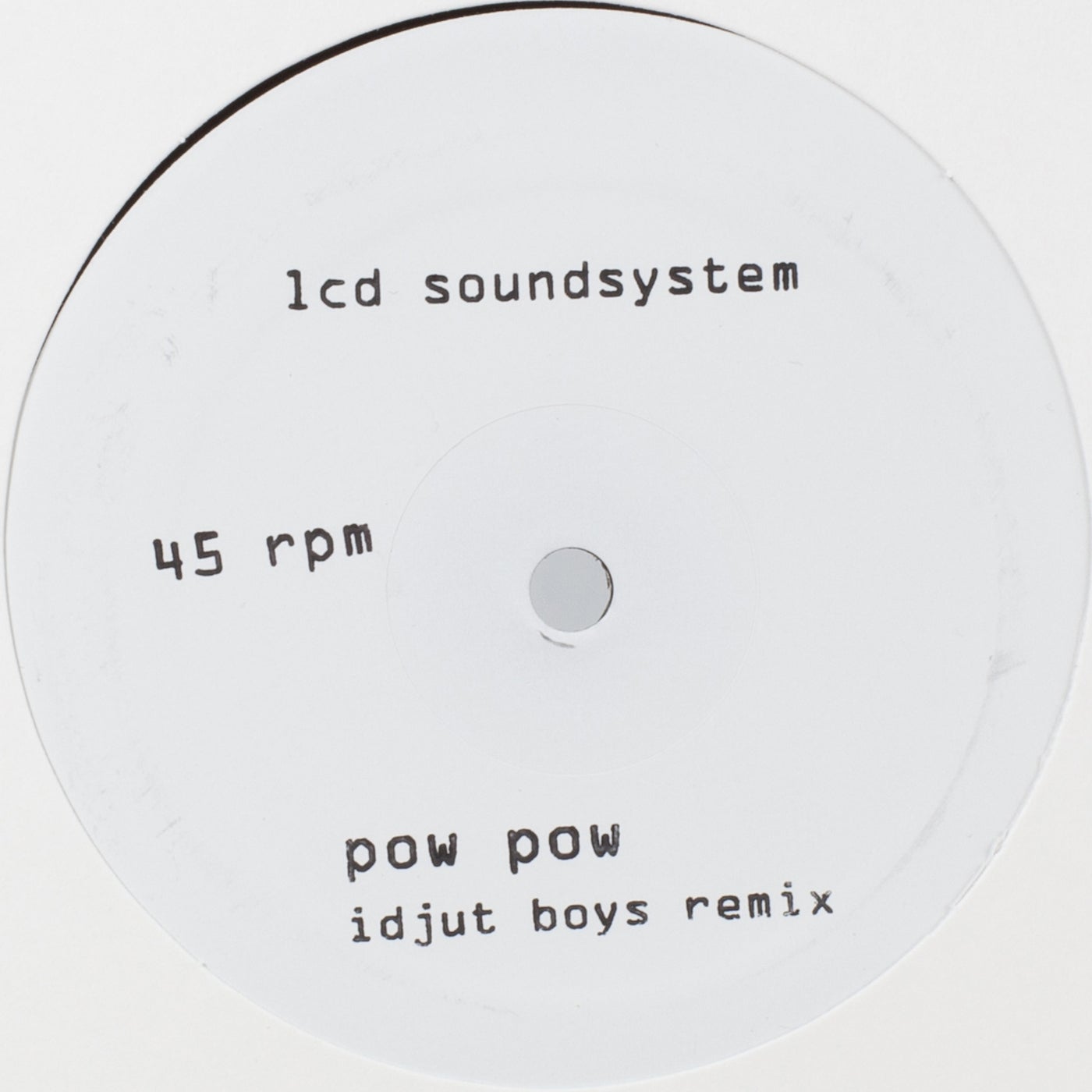 Cover - LCD Soundsystem - Pow Pow (Idjut Boys Remix)