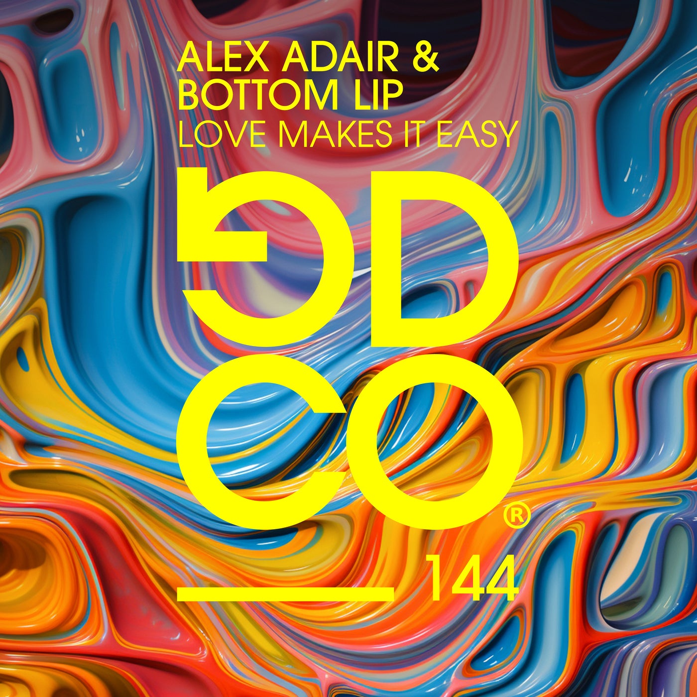 Cover - Alex Adair, Bottom Lip - Love Makes It Easy (Extended Mix) (Original Mix)