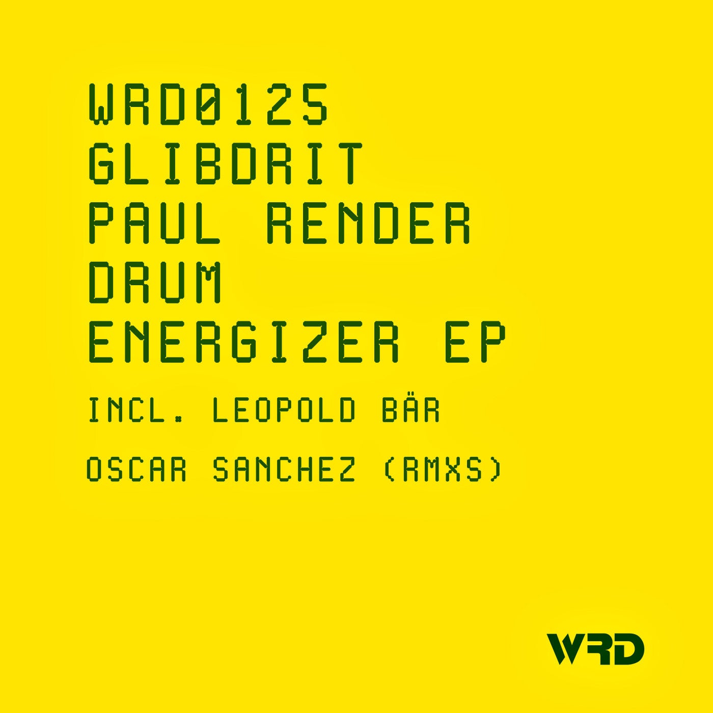 Cover - Paul Render, GliBDRIT - Drum Energizer (OSCAR SANCHEZ Remix)