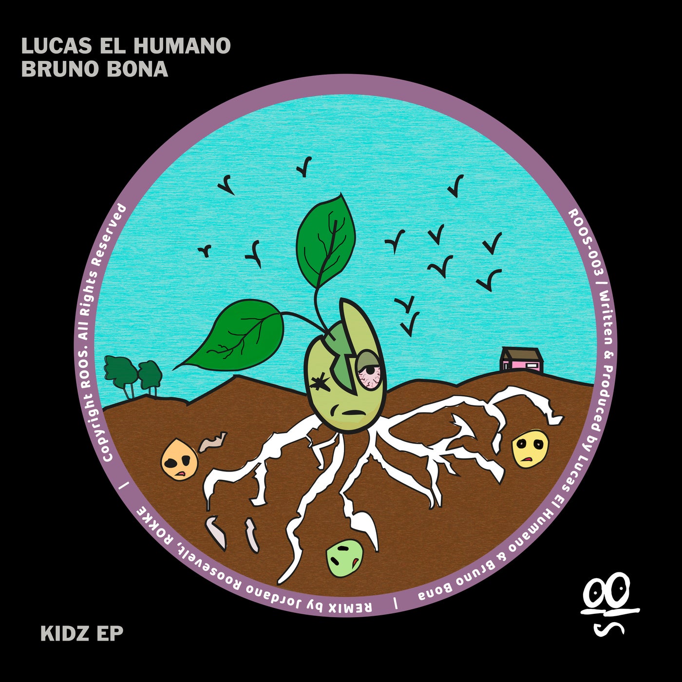 Cover - Bruno Bona, Lucas El Humano - KIDZ (Jordano Roosevelt Remix)