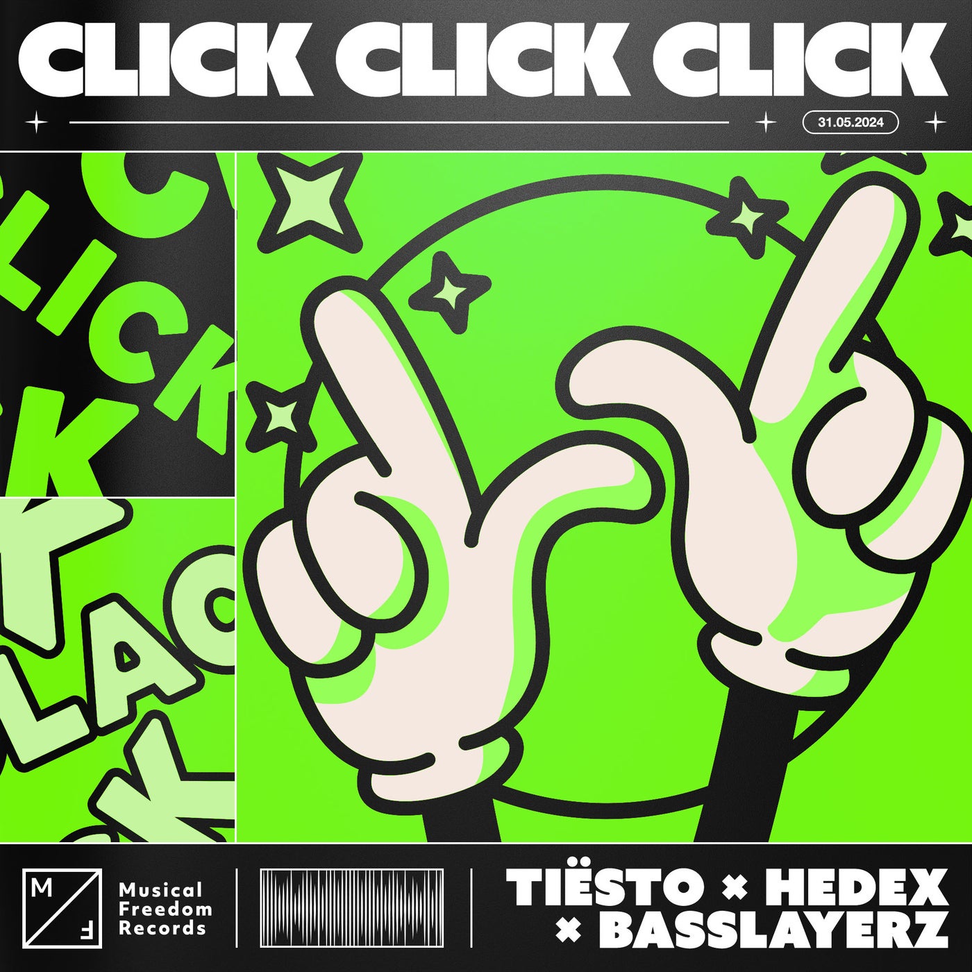 Cover - Tiesto, Hedex, Basslayerz - Click Click Click (Extended Mix)