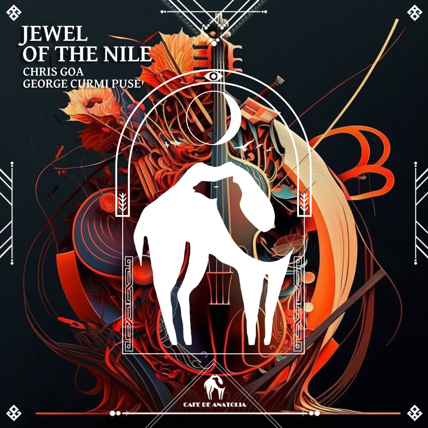 Cover - Cafe De Anatolia, Chris Goa, George Curmi Puse' - Jewel of the Nile (Obsidian Mix)
