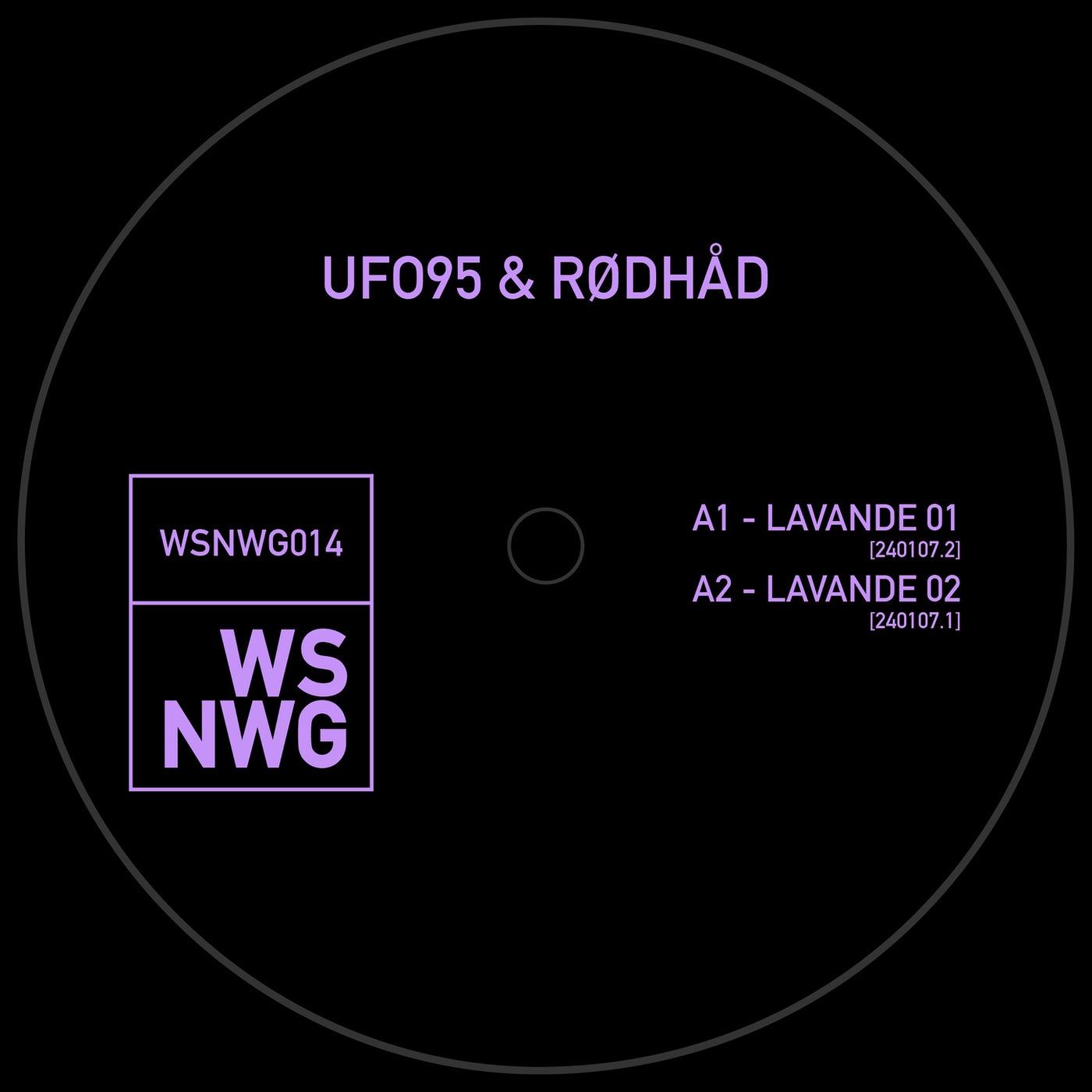 Cover - Rødhåd, UFO95 - Lavande 02 [240107.1] (Original Mix)