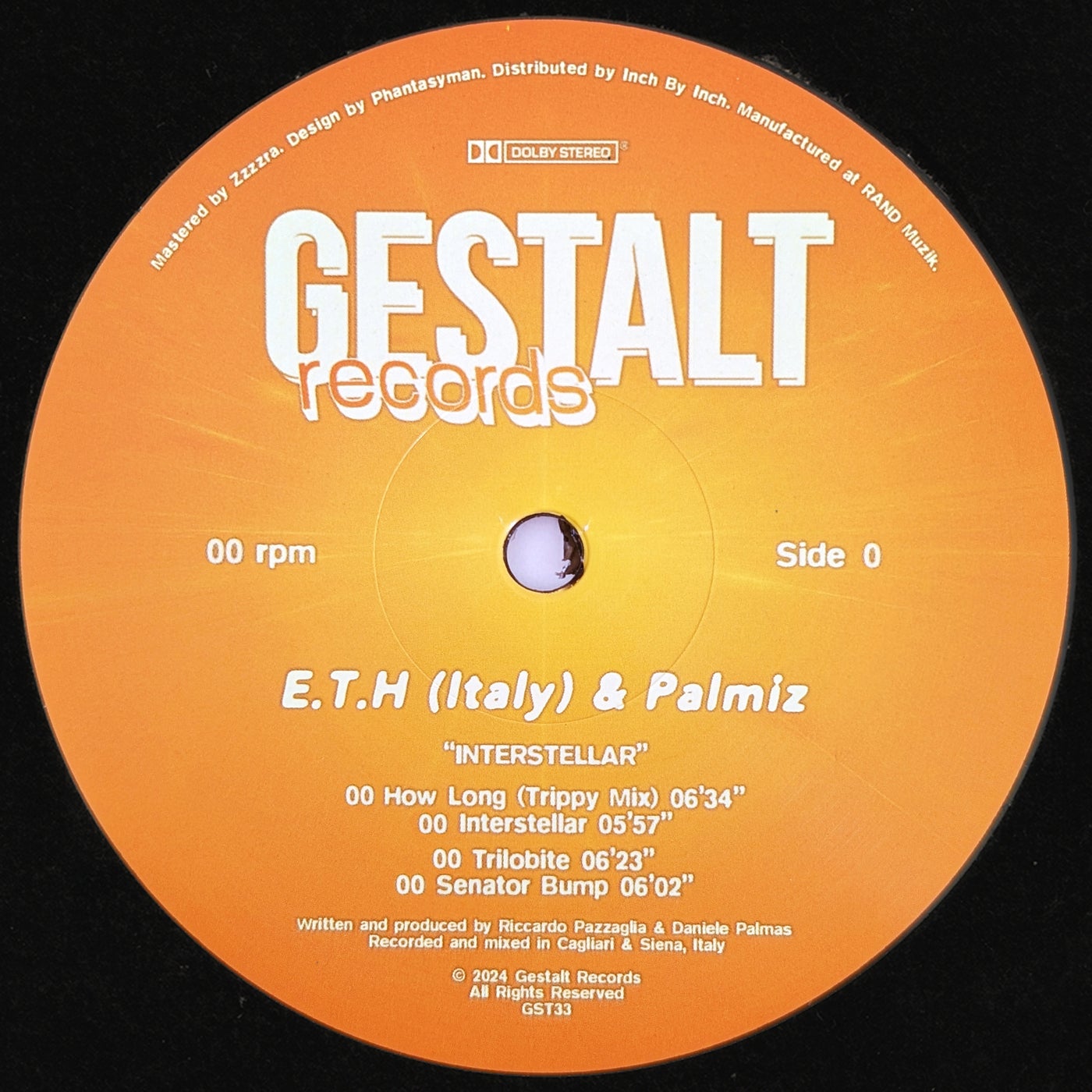 Cover - E.T.H (Italy), Palmiz - Trilobite (Original Mix)