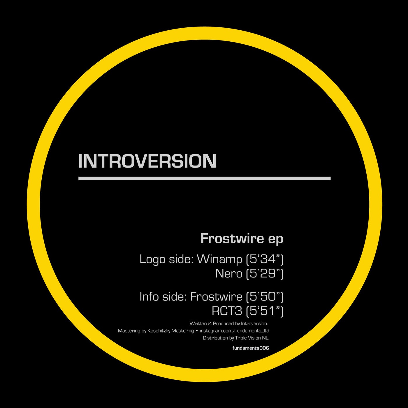 Cover - Introversion - RCT3 (Original Mix)