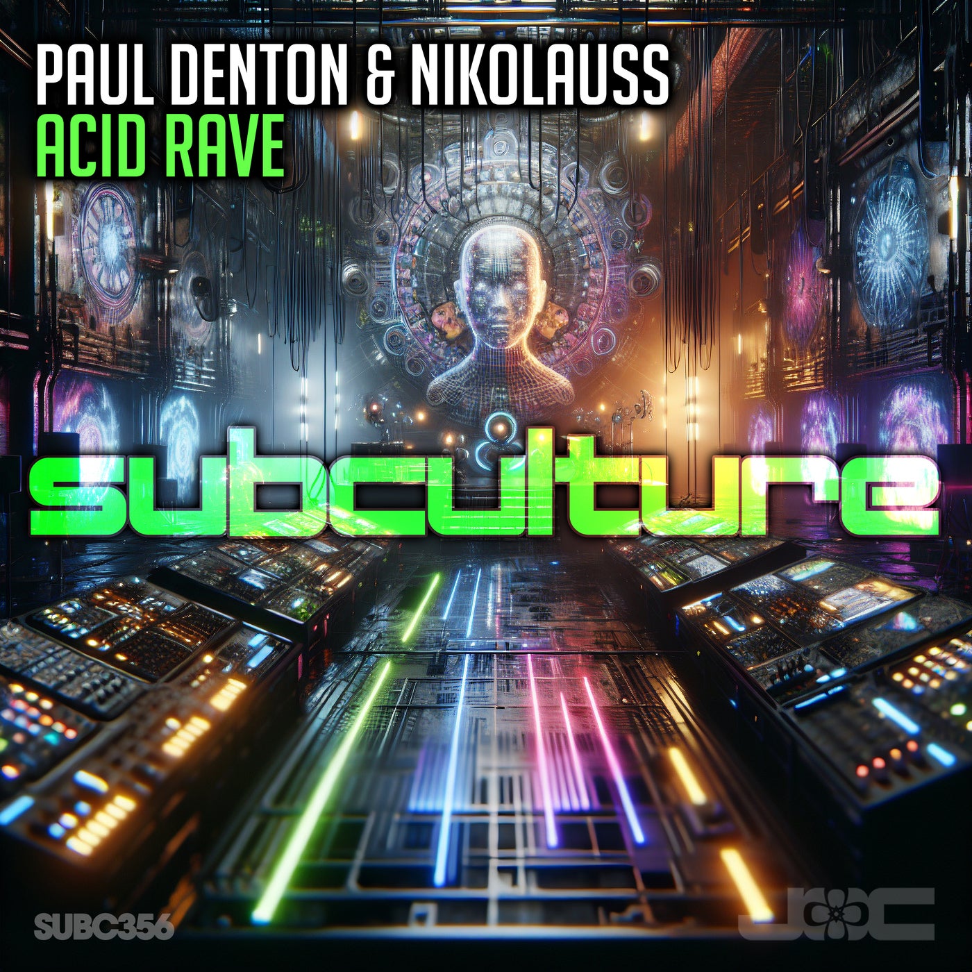 Cover - Paul Denton, Nikolauss - Acid Rave (Extended Mix)