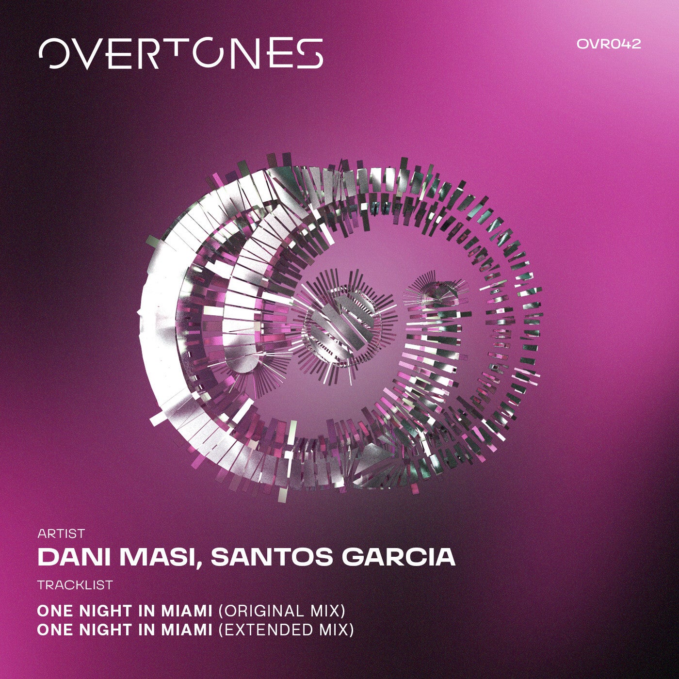 Cover - Dani Masi, Santos Garcia - One Night In Miami (Extended Mix)