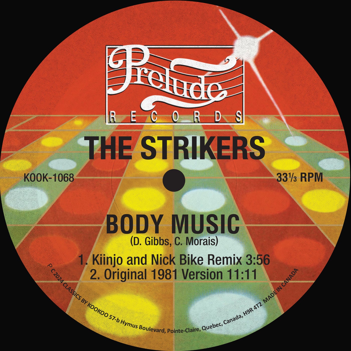Cover - The Strikers - Body Music (Original Mix)