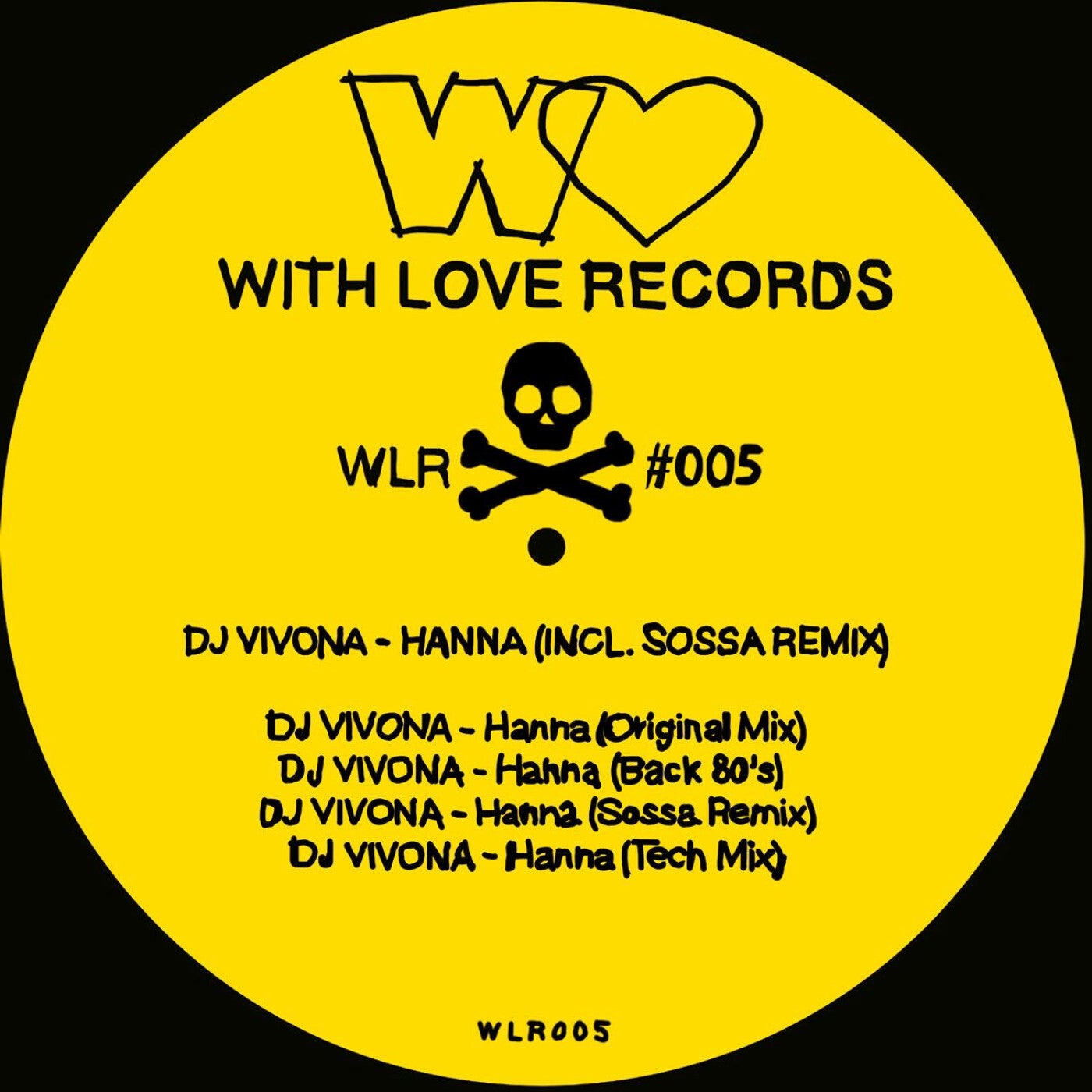 Cover - DJ Vivona - Hanna (Back 80's)