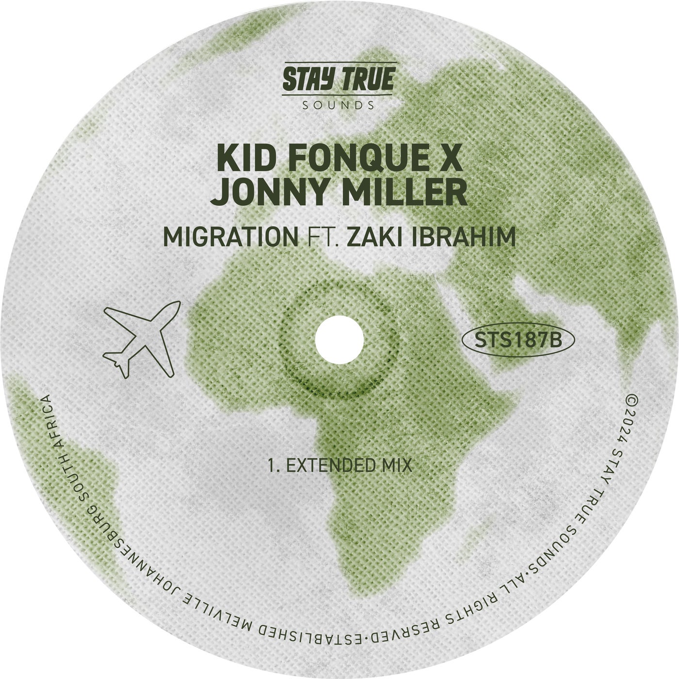 Cover - Jonny Miller, Zaki Ibrahim, Kid Fonque - Migration feat. Zaki Ibrahim (Extended Mix)