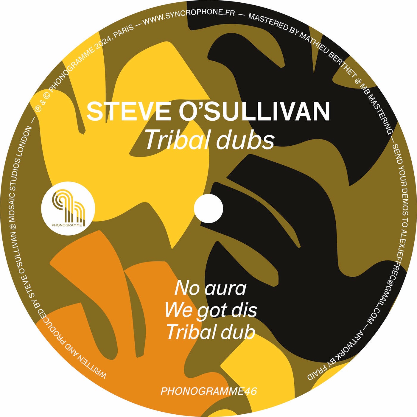 Cover - Steve O'Sullivan - No Aura (Original Mix)
