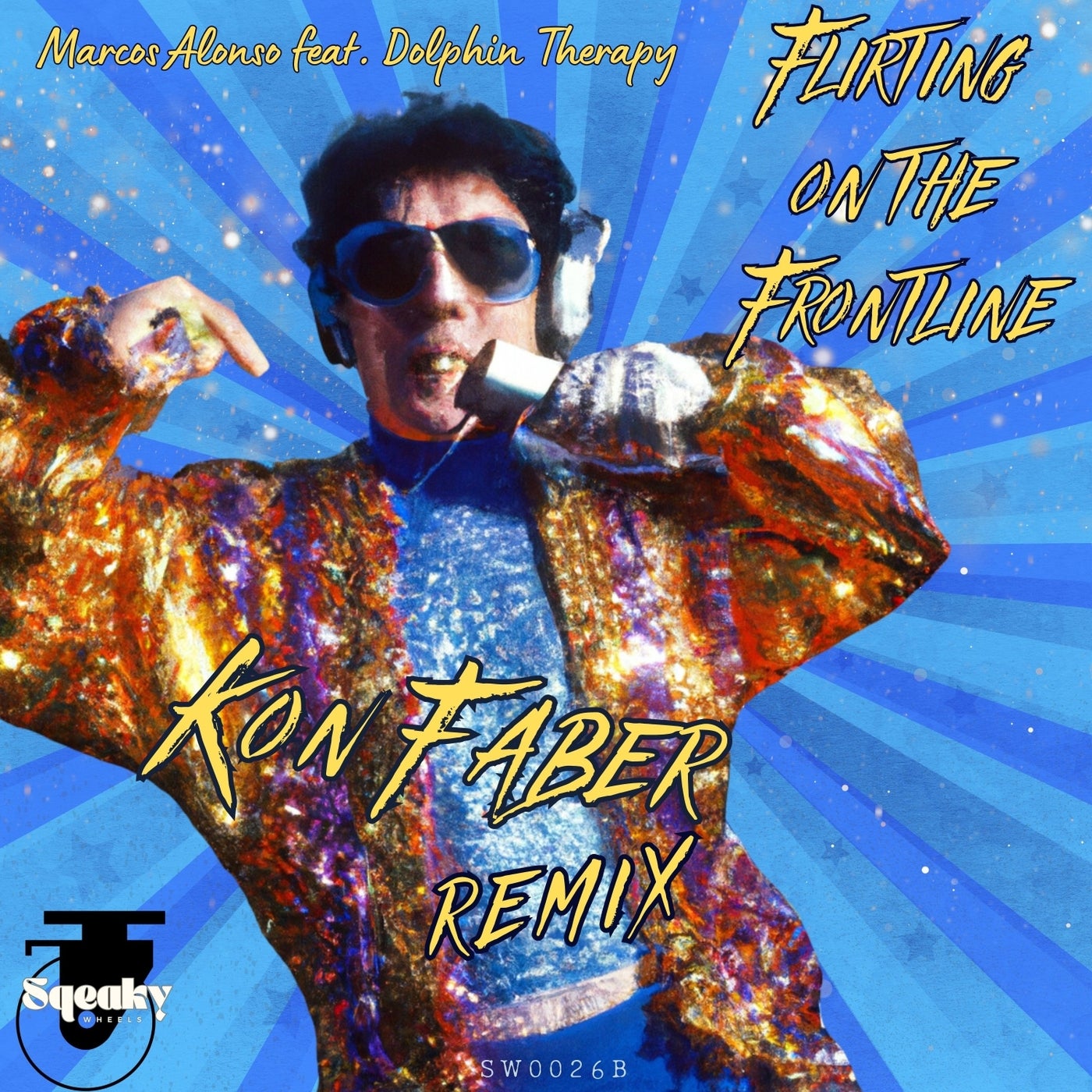 Cover - Marcos Alonso, Dolphin Therapy - Flirting on the Frontline (feat. Dolphin Therapy) (Kon Faber Remix)