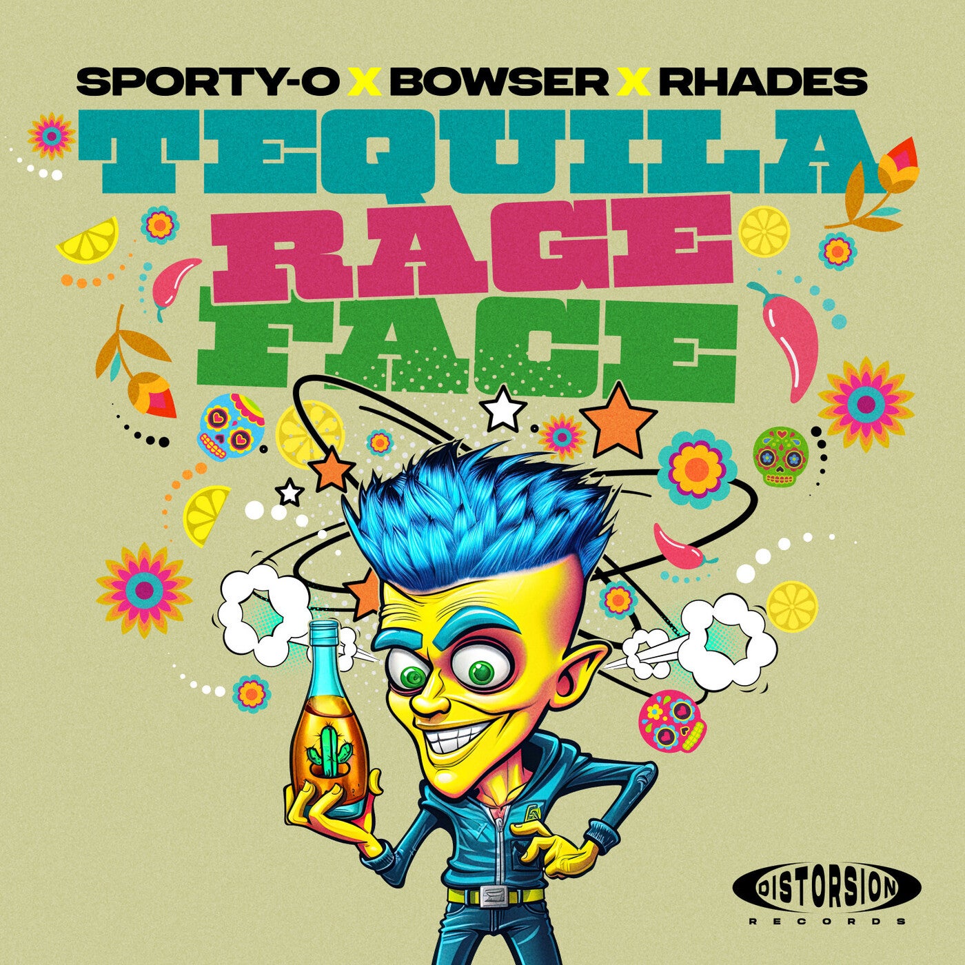 Cover - Bowser, Sporty-O, Rhades - Tequila Rage Face (Original Mix)