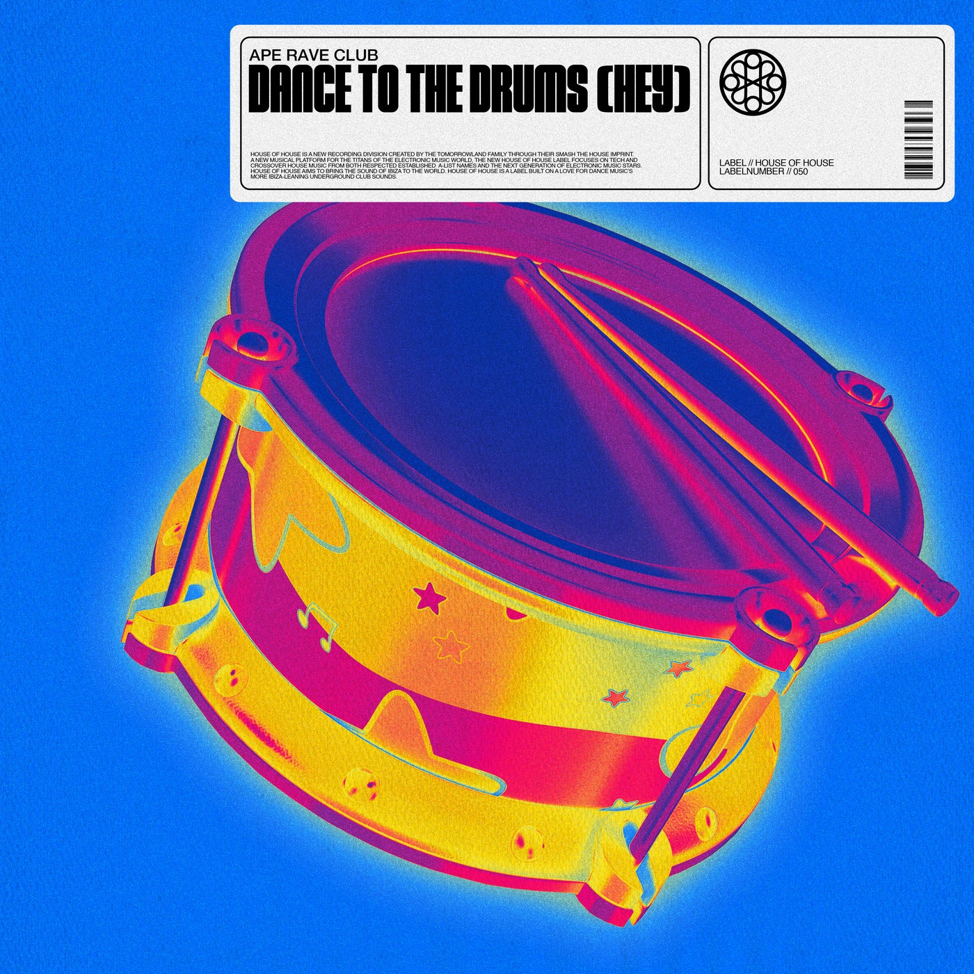 Cover - Ape Rave Club - Dance To The Drums (Hey) (Hey)