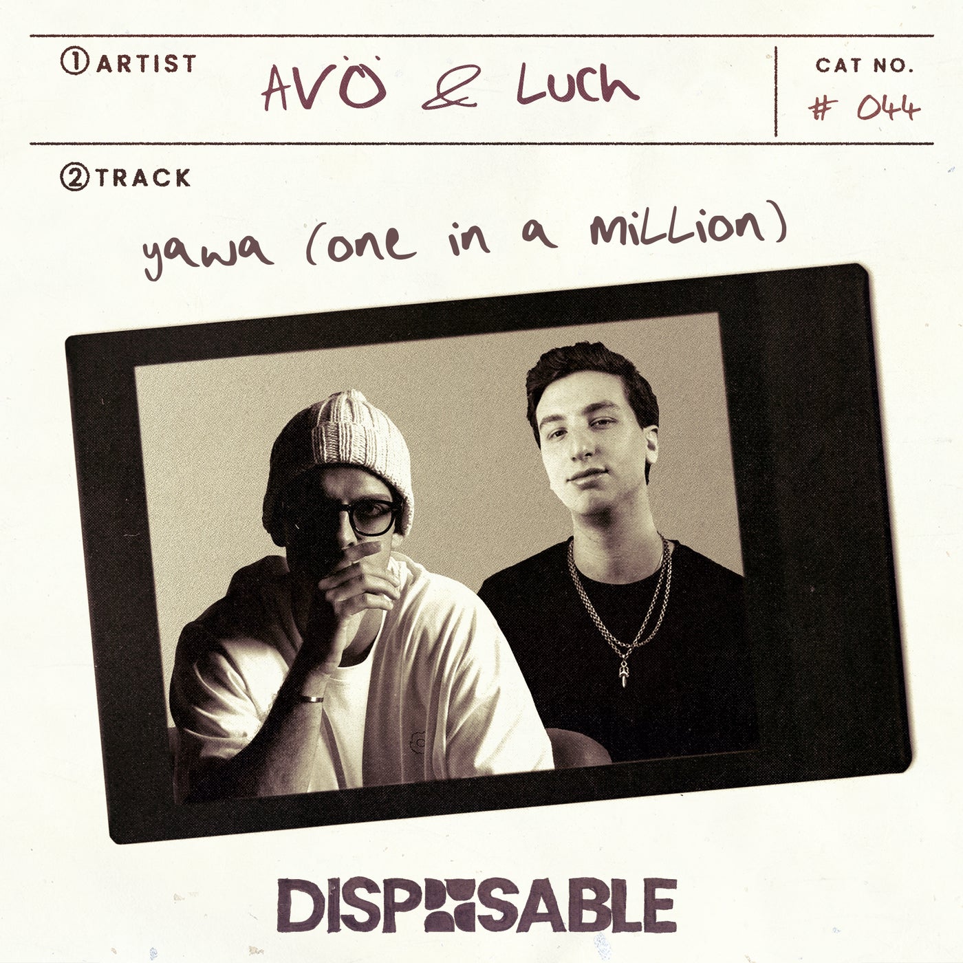 Cover - Avo, LUCH - YAWA (One In A Million)  (One In A Million)