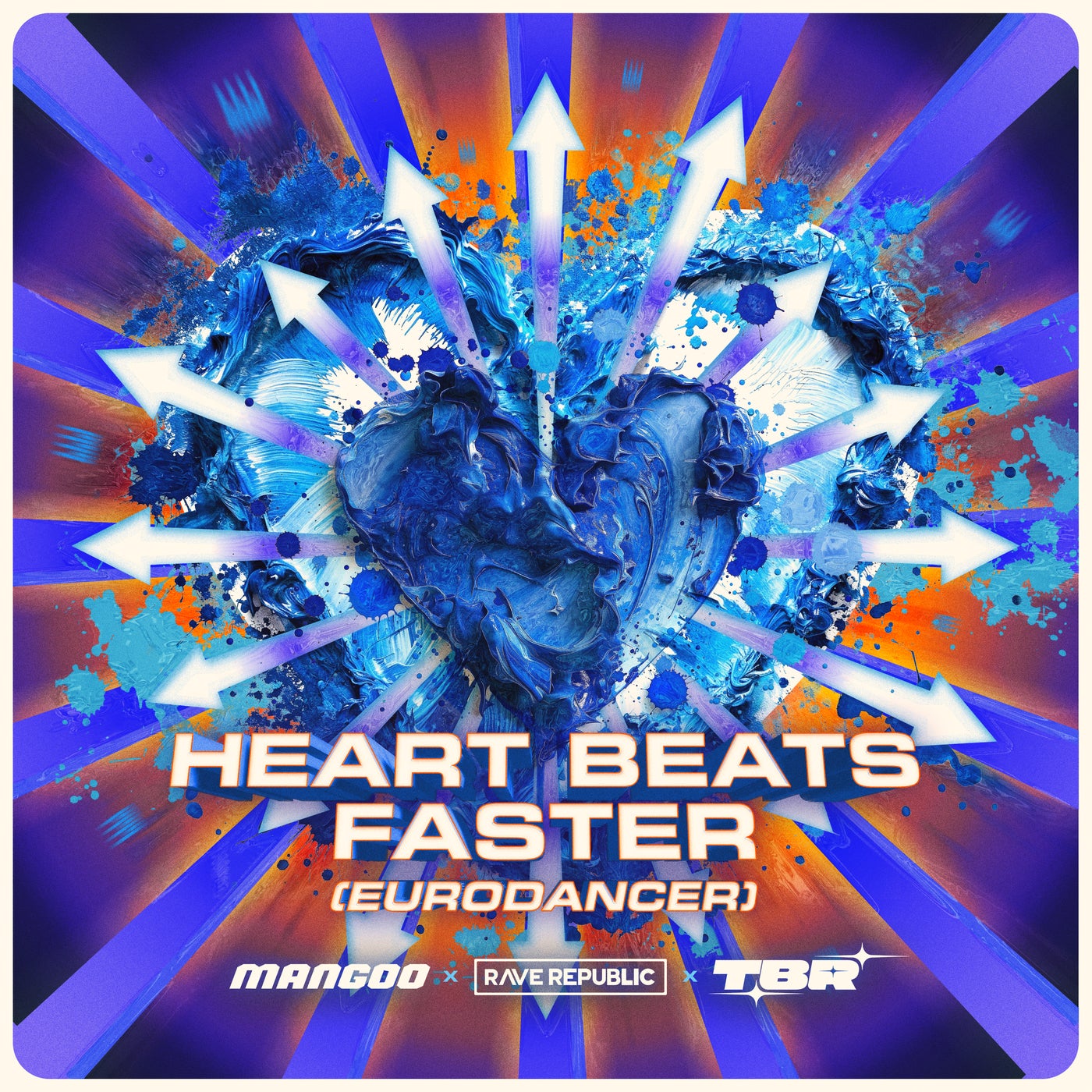 Cover - Tbr, Rave Republic, MAnGoo - Heart Beats Faster (Eurodancer) (Extended Mix)