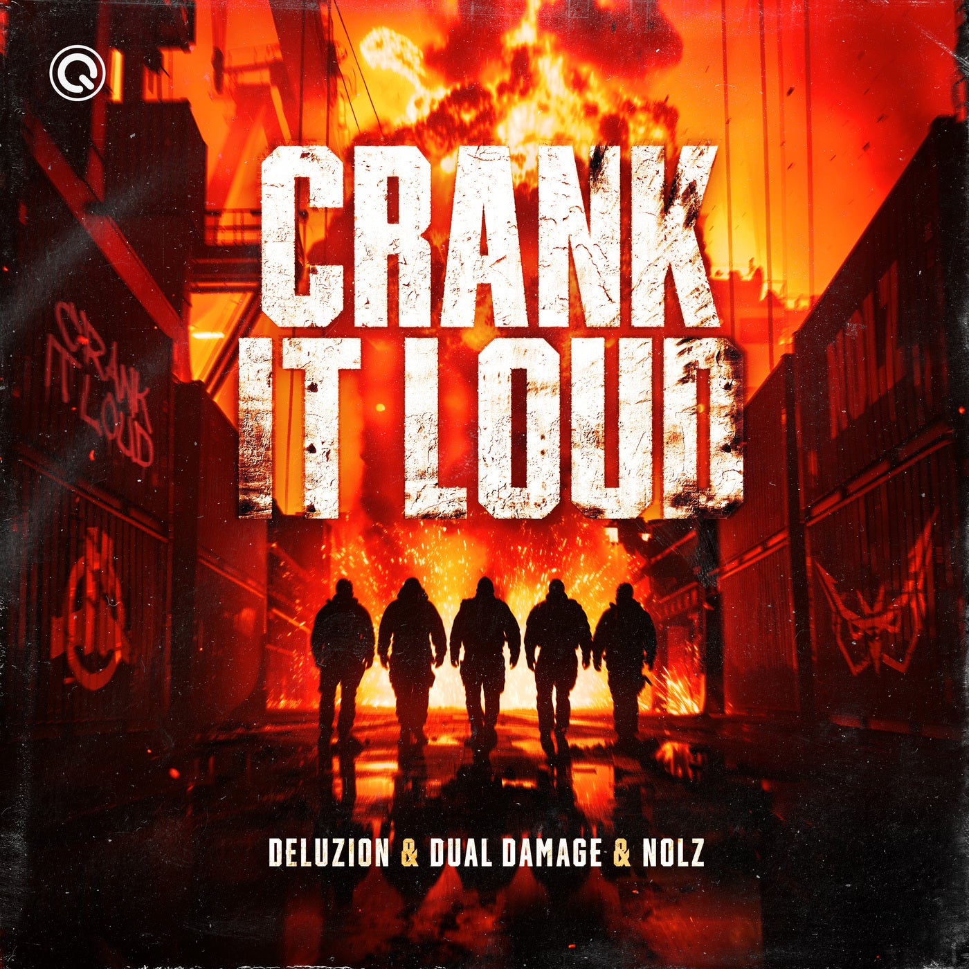 Cover - Deluzion, Nolz, Dual Damage - Crank It Loud (Extended Mix)