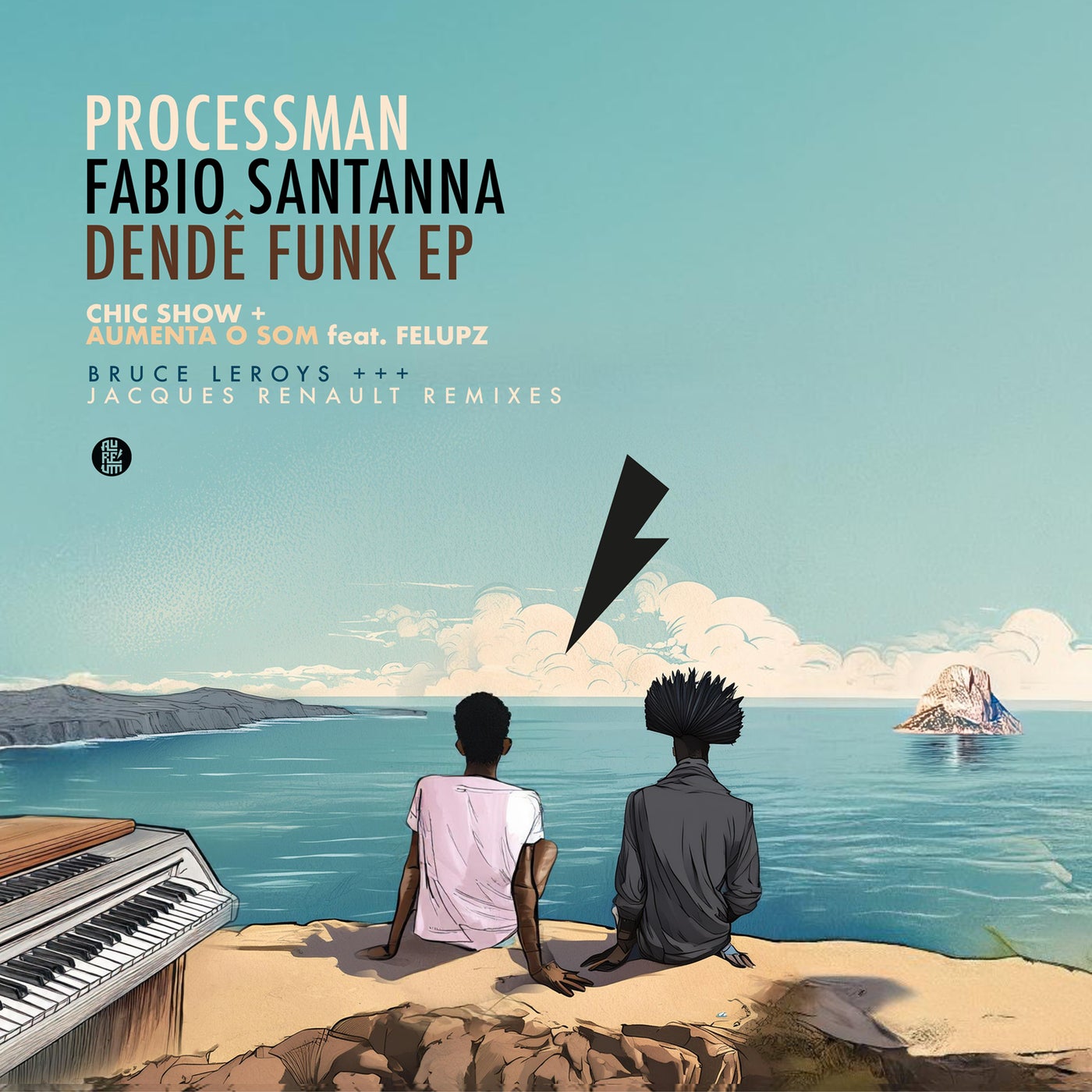 Cover - Processman, Fabio Santanna, Felupz - Aumenta o Som (Bruce Leroys Remix)