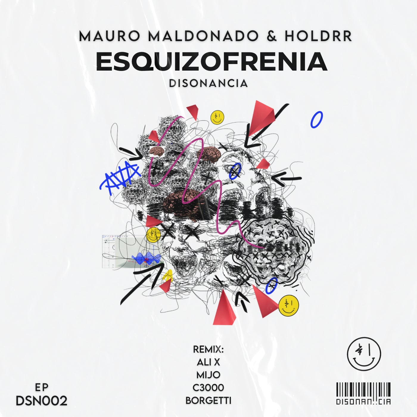 Cover - Mauro Maldonado, HOLDRR - Esquizofrenia (Ali X Remix)