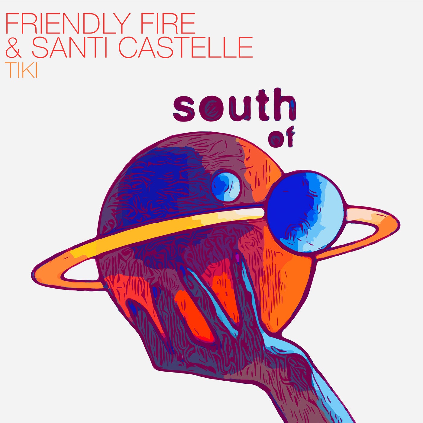 Cover - Friendly Fire (US), Santi Castelle - Tiki (Original Mix)