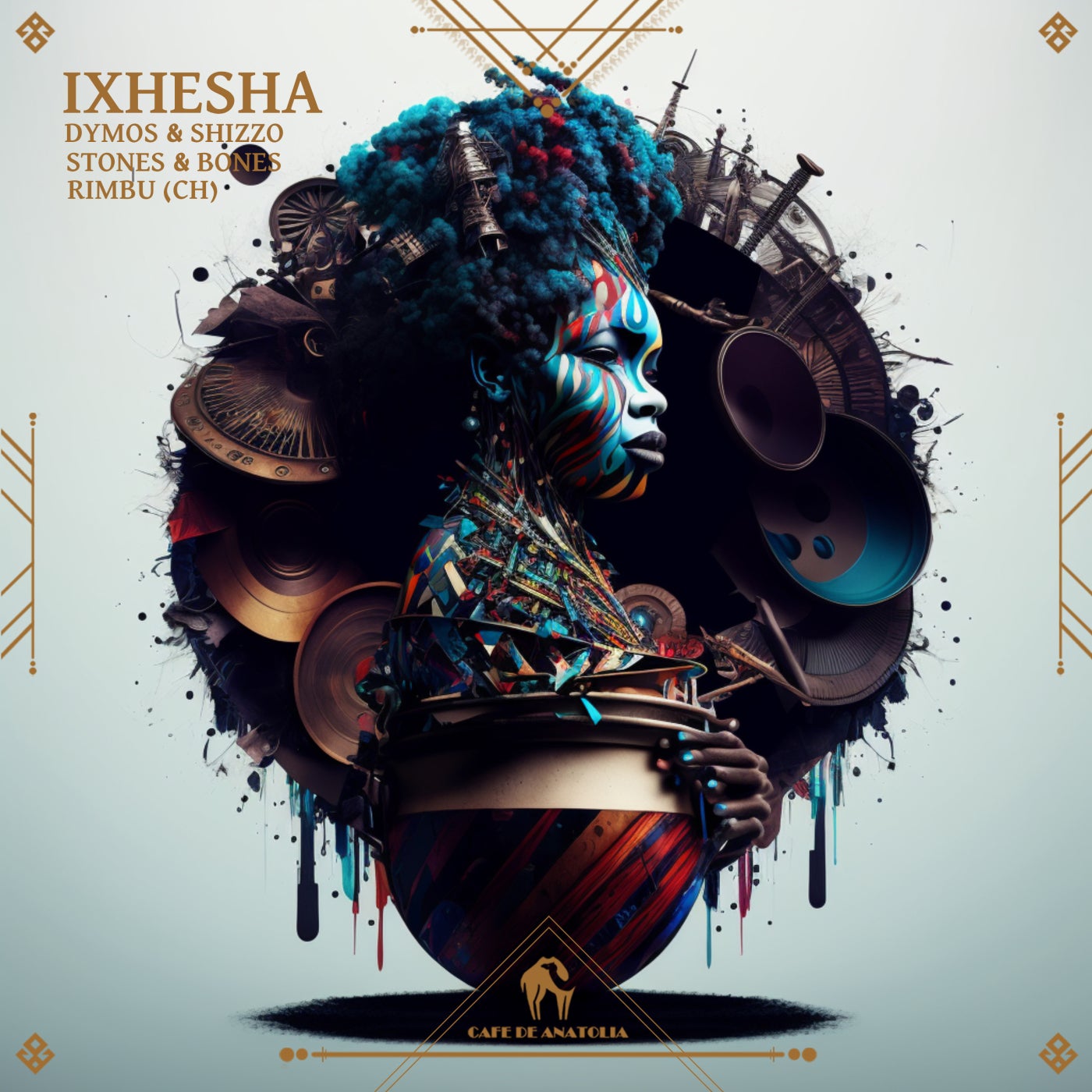 Cover - Stones & Bones, Cafe De Anatolia, Rimbu(CH), Dymos & Shizzo - Ixhesha (Original Mix)