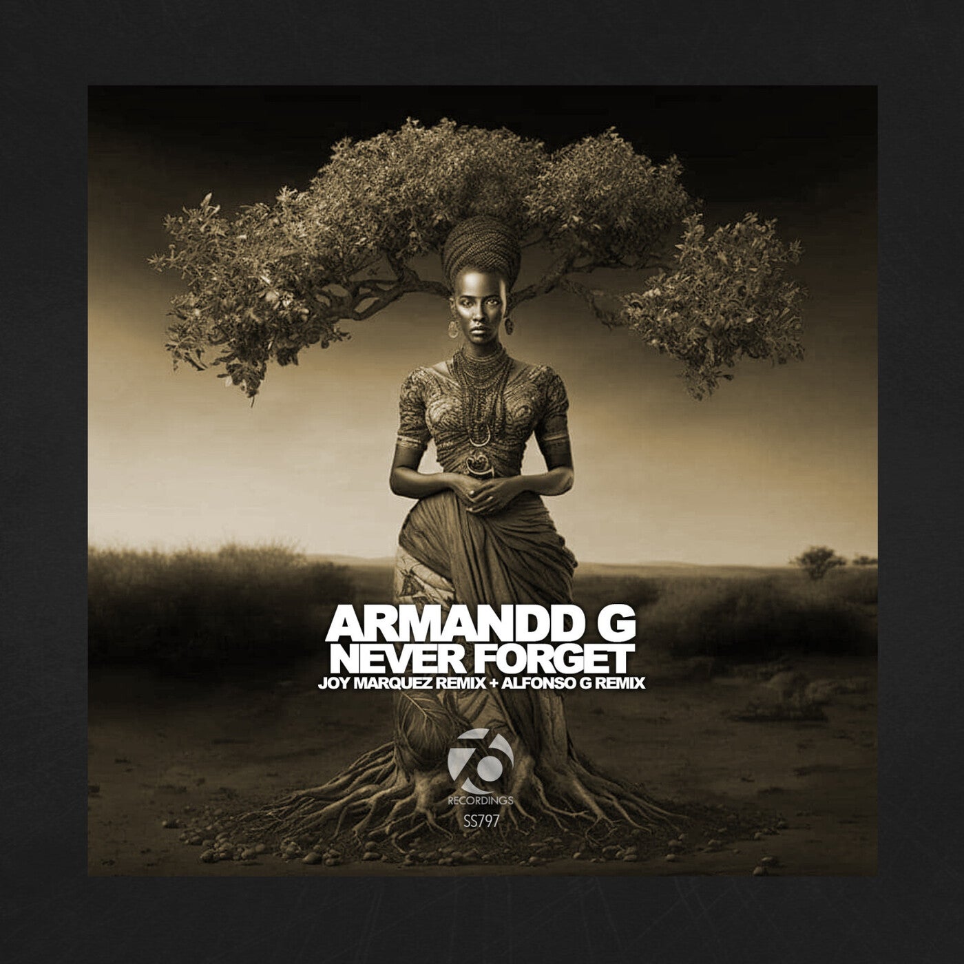 Cover - Armandd G, Armandd G, Joy Marquez - Never Forget (Joy Marquez Afro Mix)